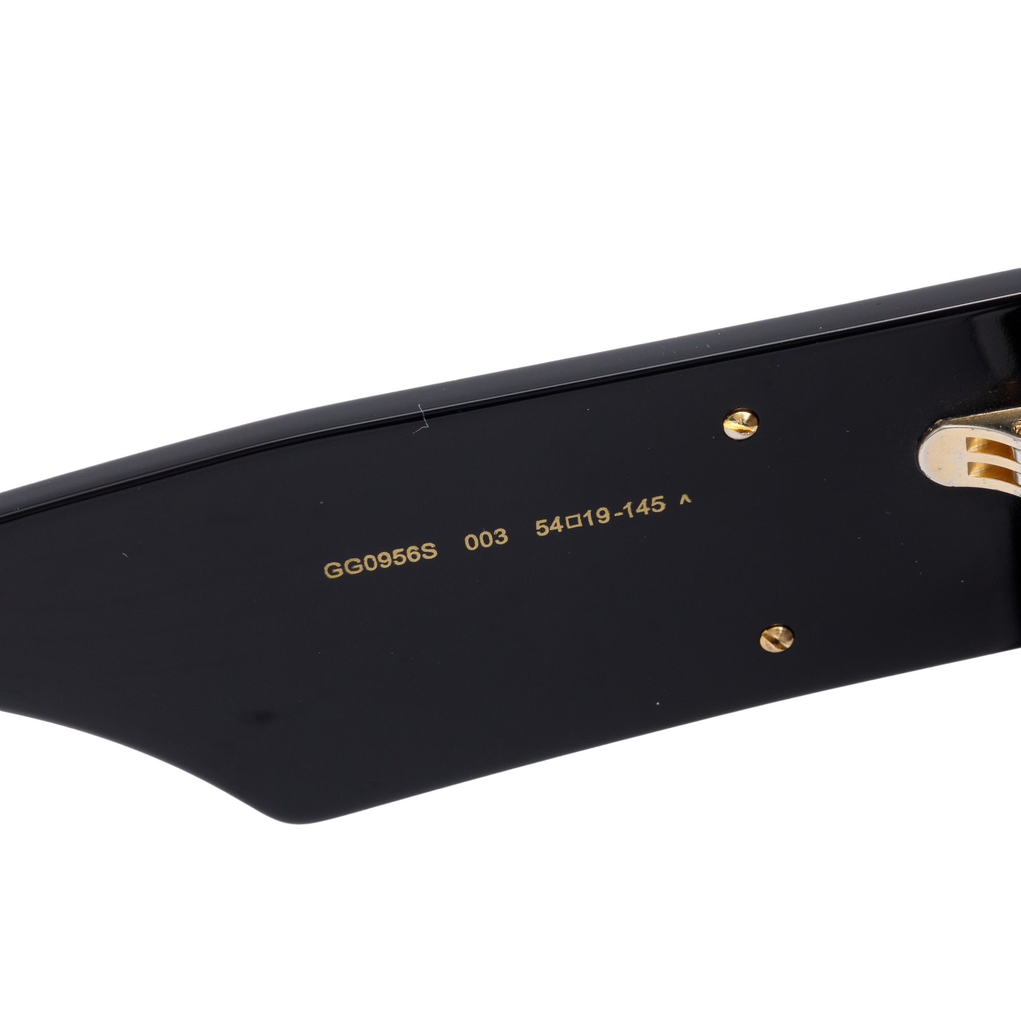 Gucci GG0956S Black Acetate GG Marmont Oversize Square Sunglasses w/ Case