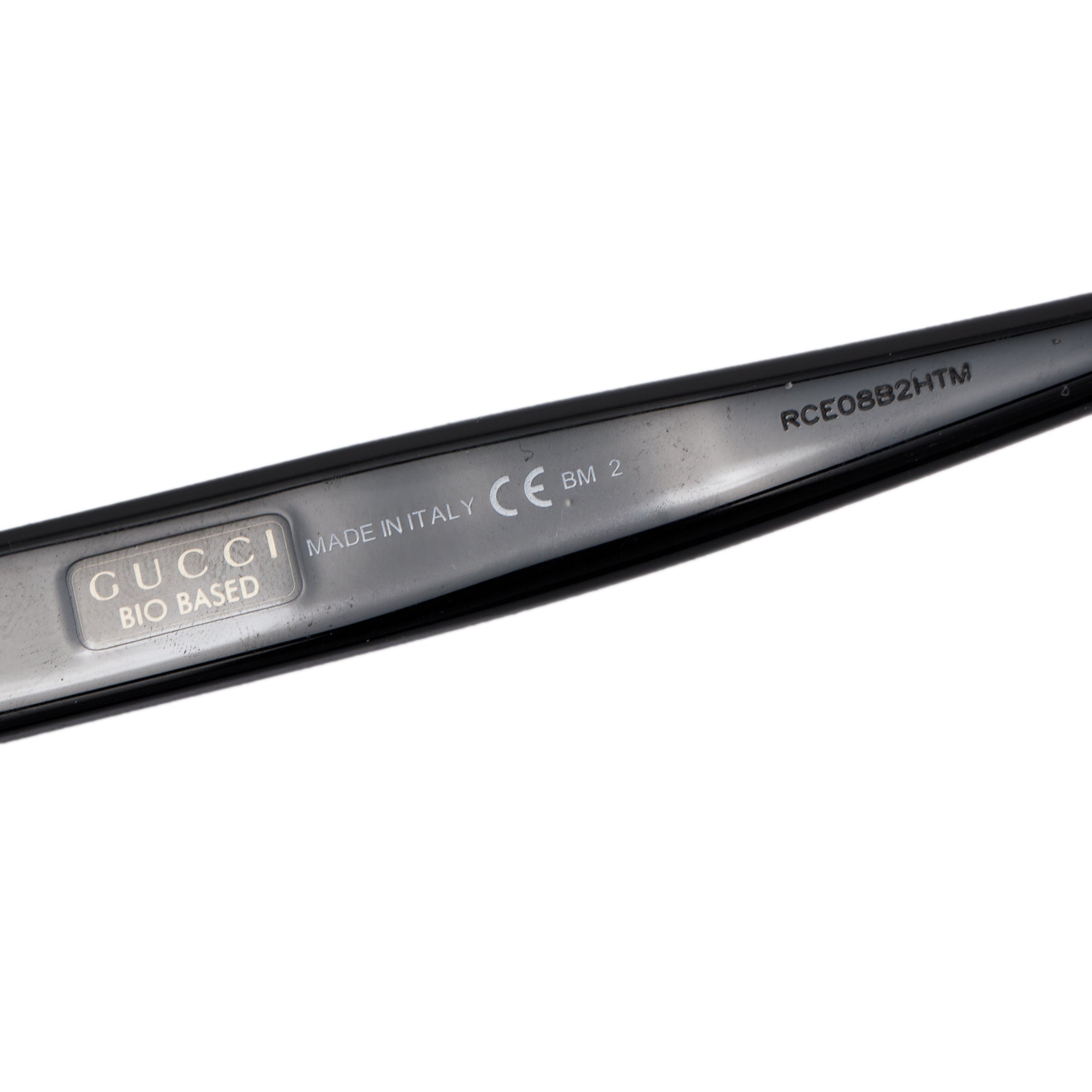 Gucci GG1088/S Black & Clear Acetate Round Sunglasses w/ Case