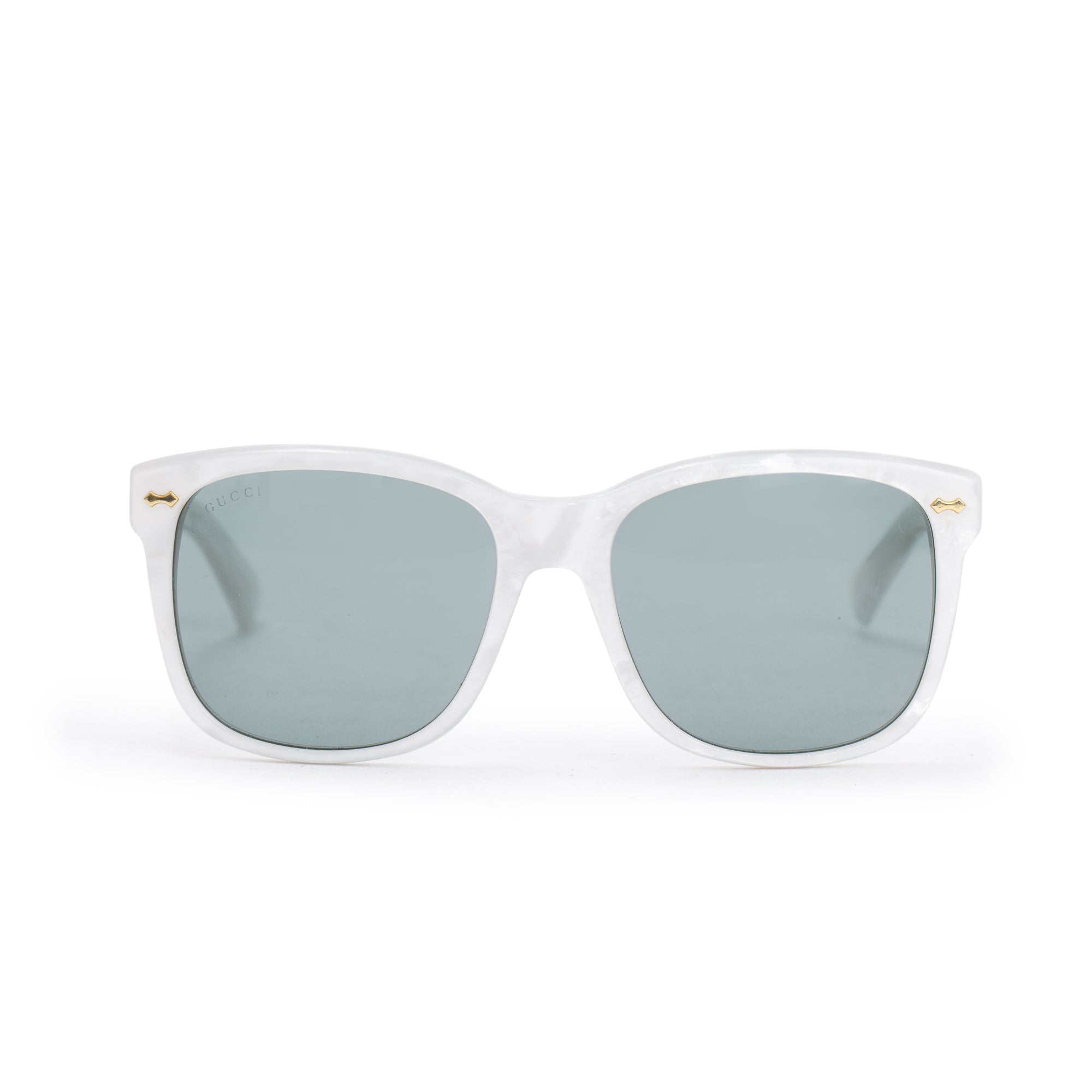 Gucci GG1134/S White Acetate Square Sunglasses