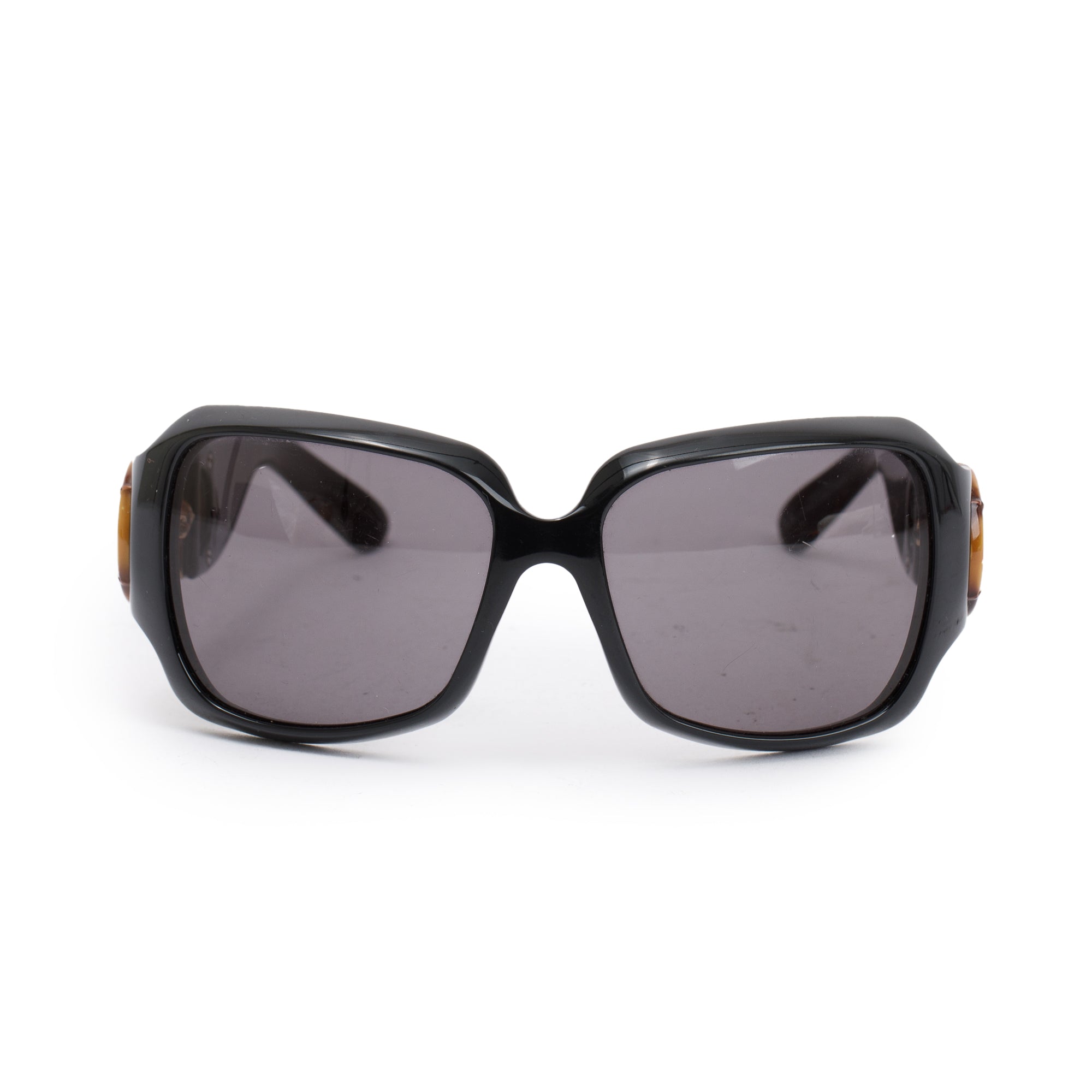 Gucci GG2969/S Black Acetate Bamboo Horsebit Sunglasses w/ Box