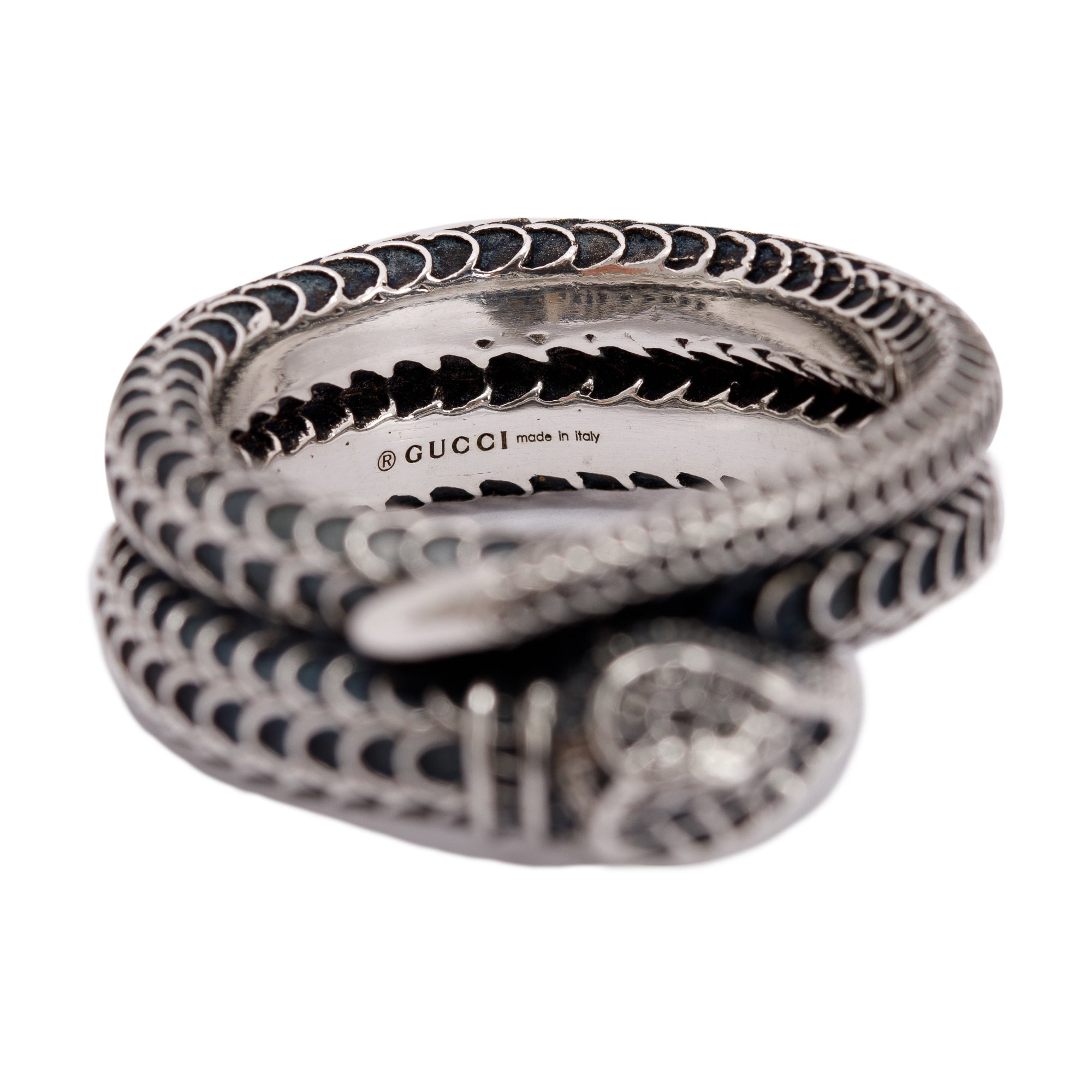 Gucci Garden Silver Snake Ring