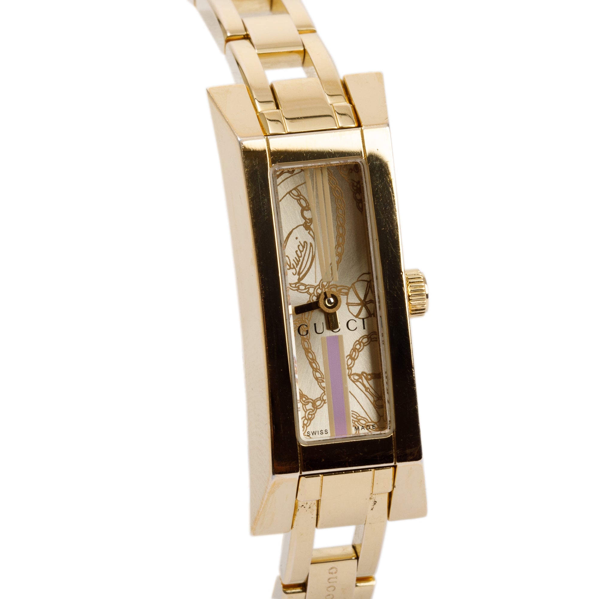 Gucci Gold Plated Stainless Steel 110 Series Watch