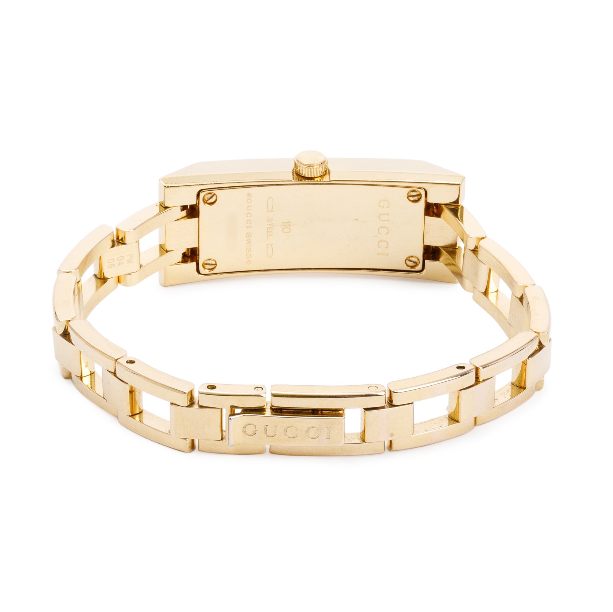 Gucci Gold Plated Stainless Steel 110 Series Watch