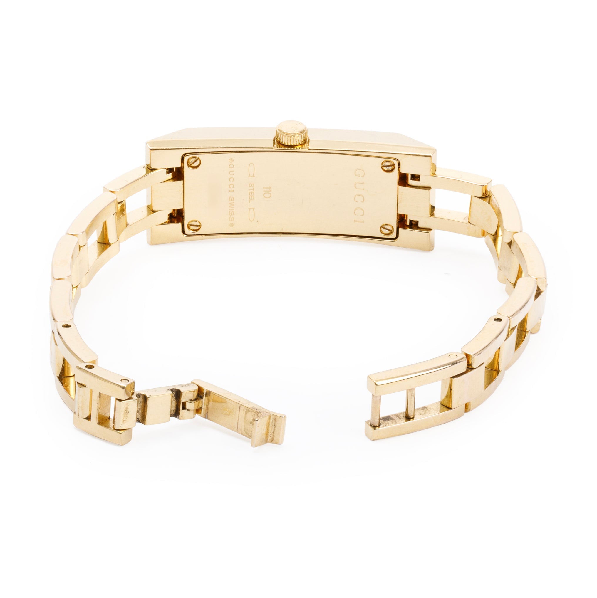 Gucci Gold Plated Stainless Steel 110 Series Watch