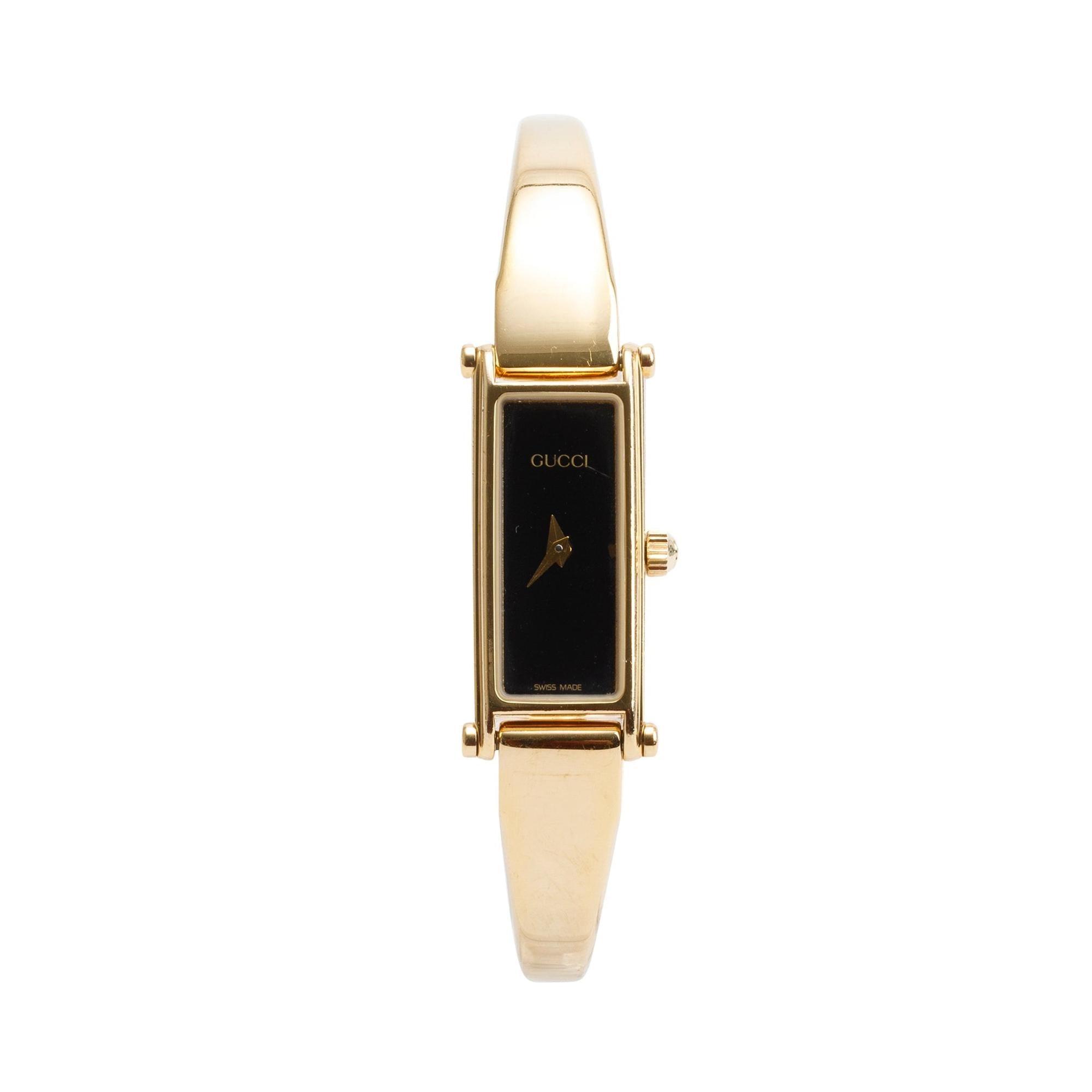 Gucci Gold-Plated Stainless Steel 1500 Series Watch