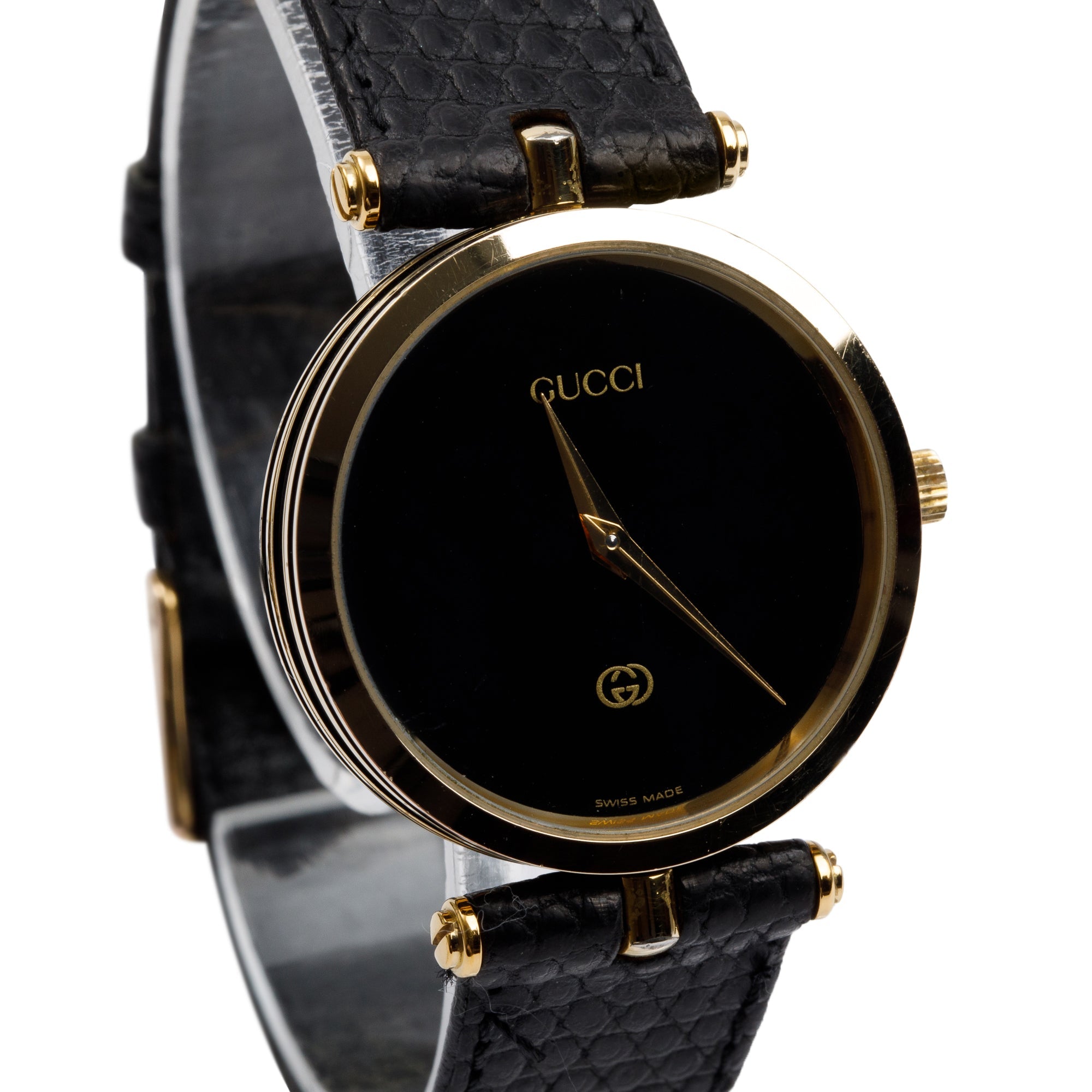 Gucci Gold-Plated Stainless Steel 2000M 30 MM Watch w/ Box