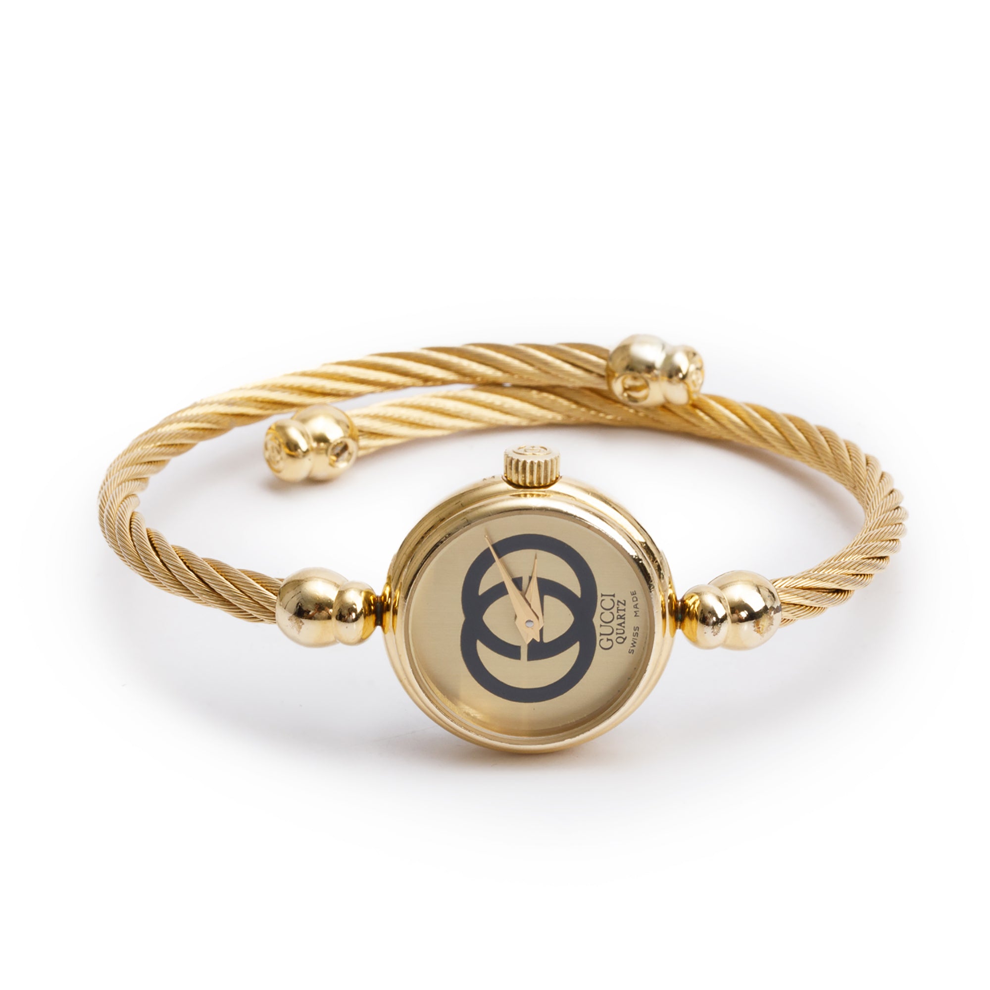 Gucci Gold-Plated Stainless Steel 2047 Series 20 MM Watch