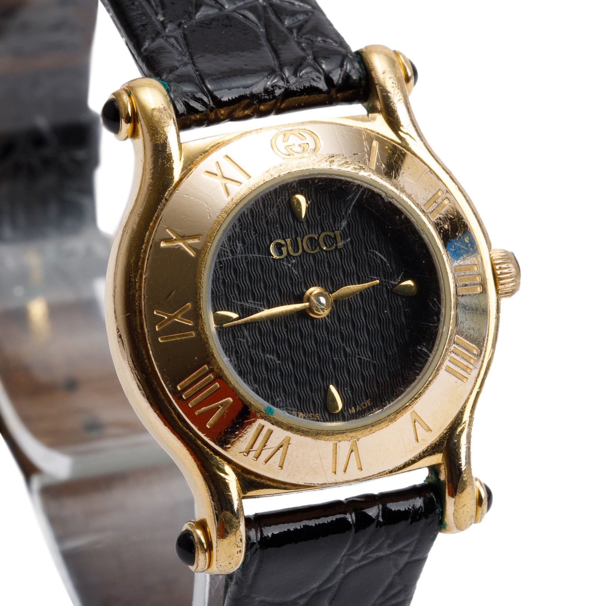 Gucci Gold-Plated Stainless Steel 6500 Series Watch