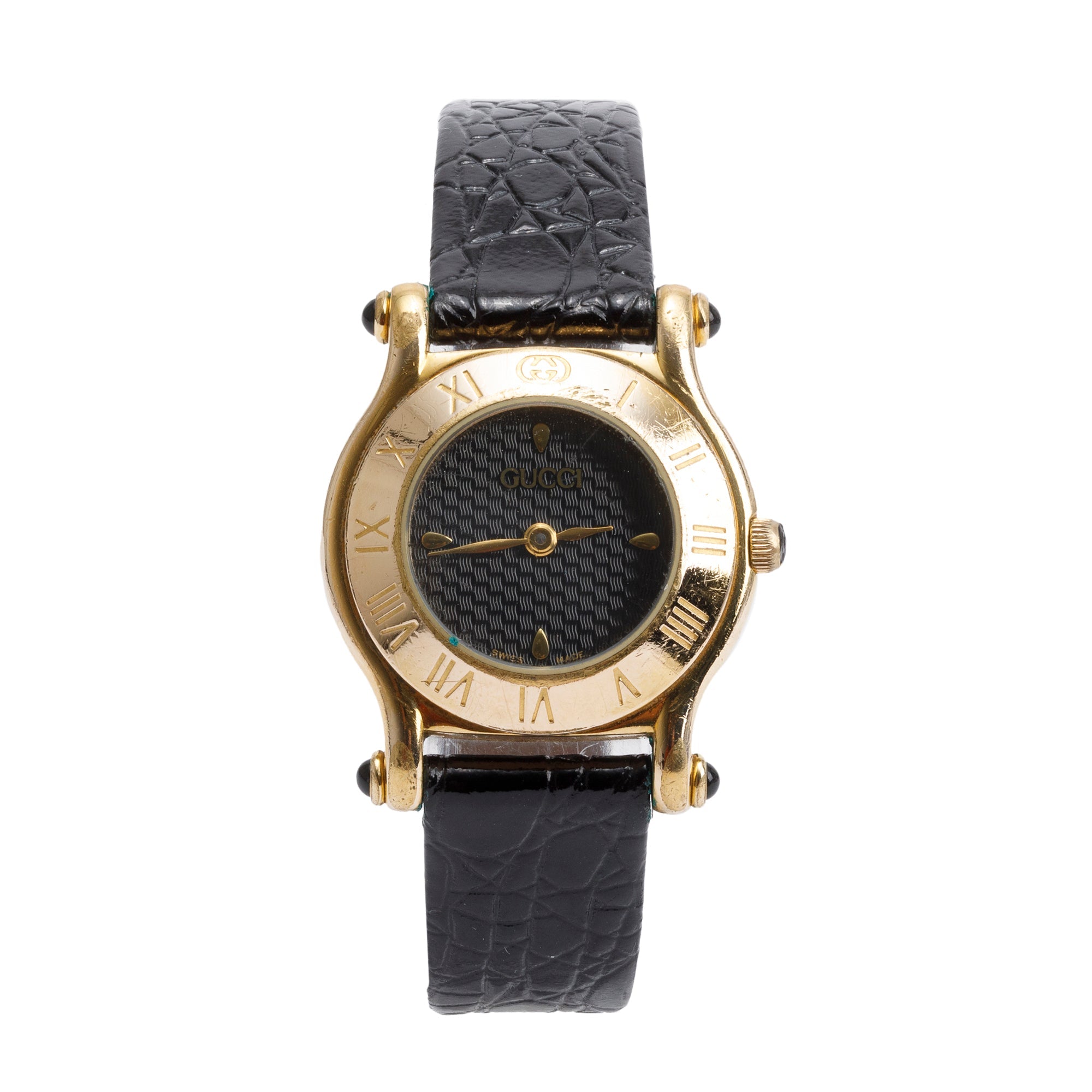 Gucci Gold-Plated Stainless Steel 6500 Series Watch