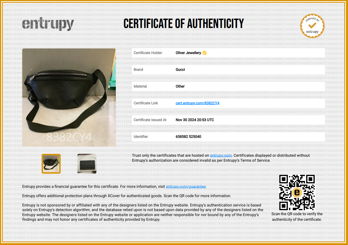 Gucci Green Leather Jumbo GG Small Belt Bag