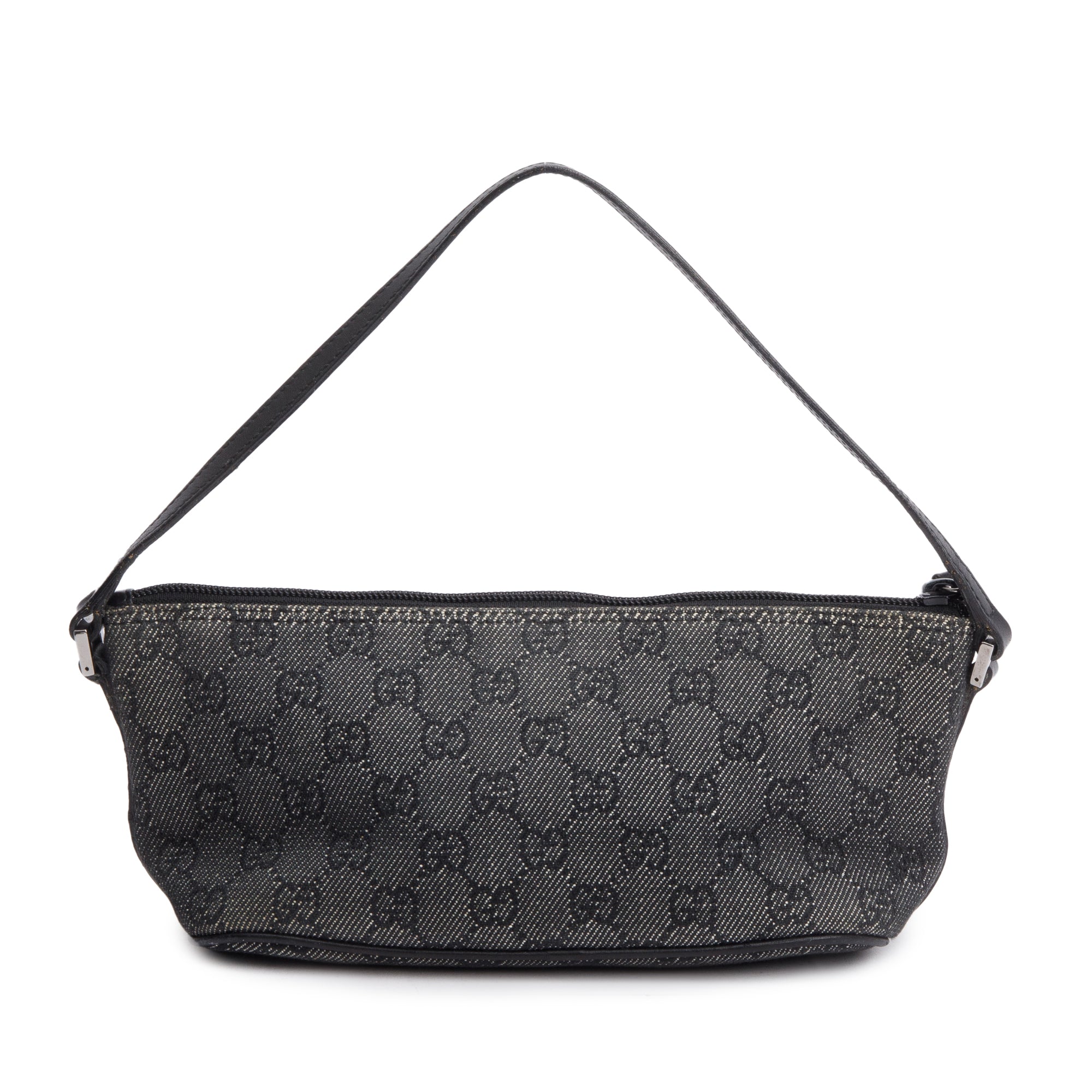 Gucci Grey GG Canvas Boat Pochette