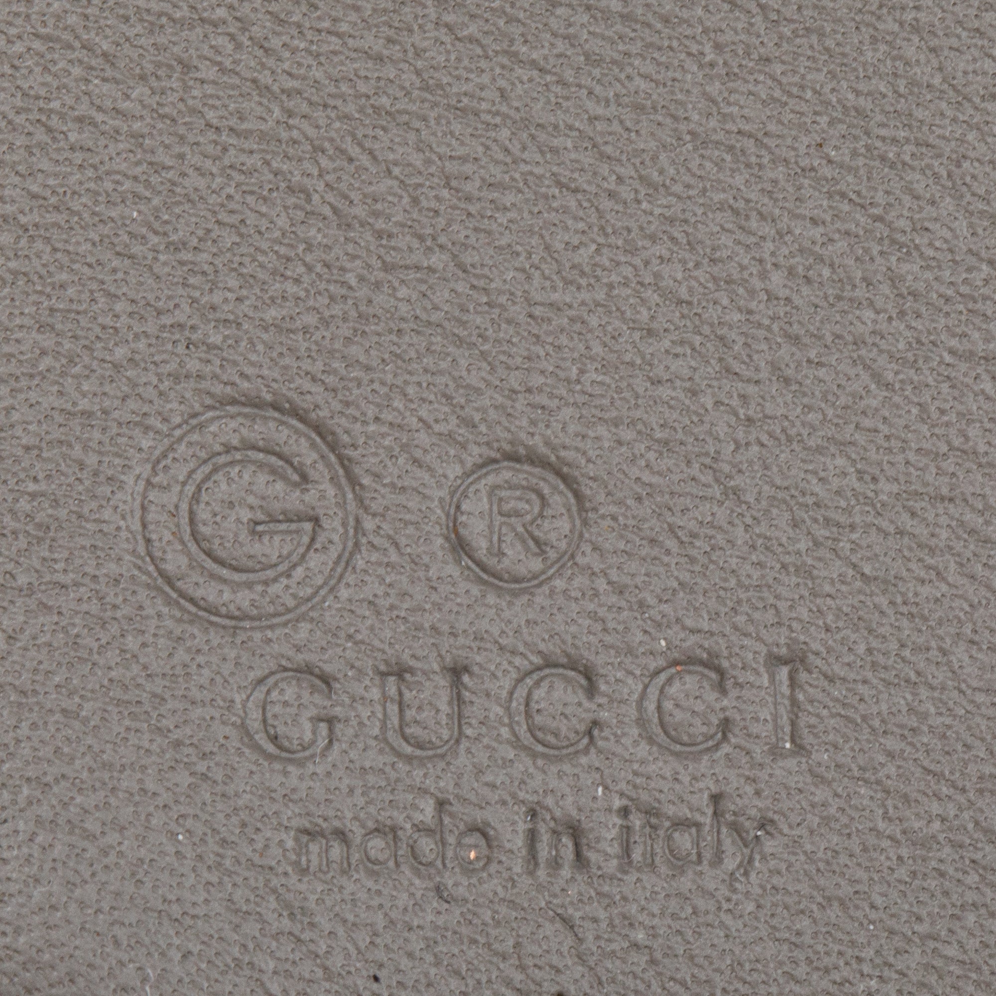 Gucci Grey Microguccissima Leather Double Zip Travel Wallet