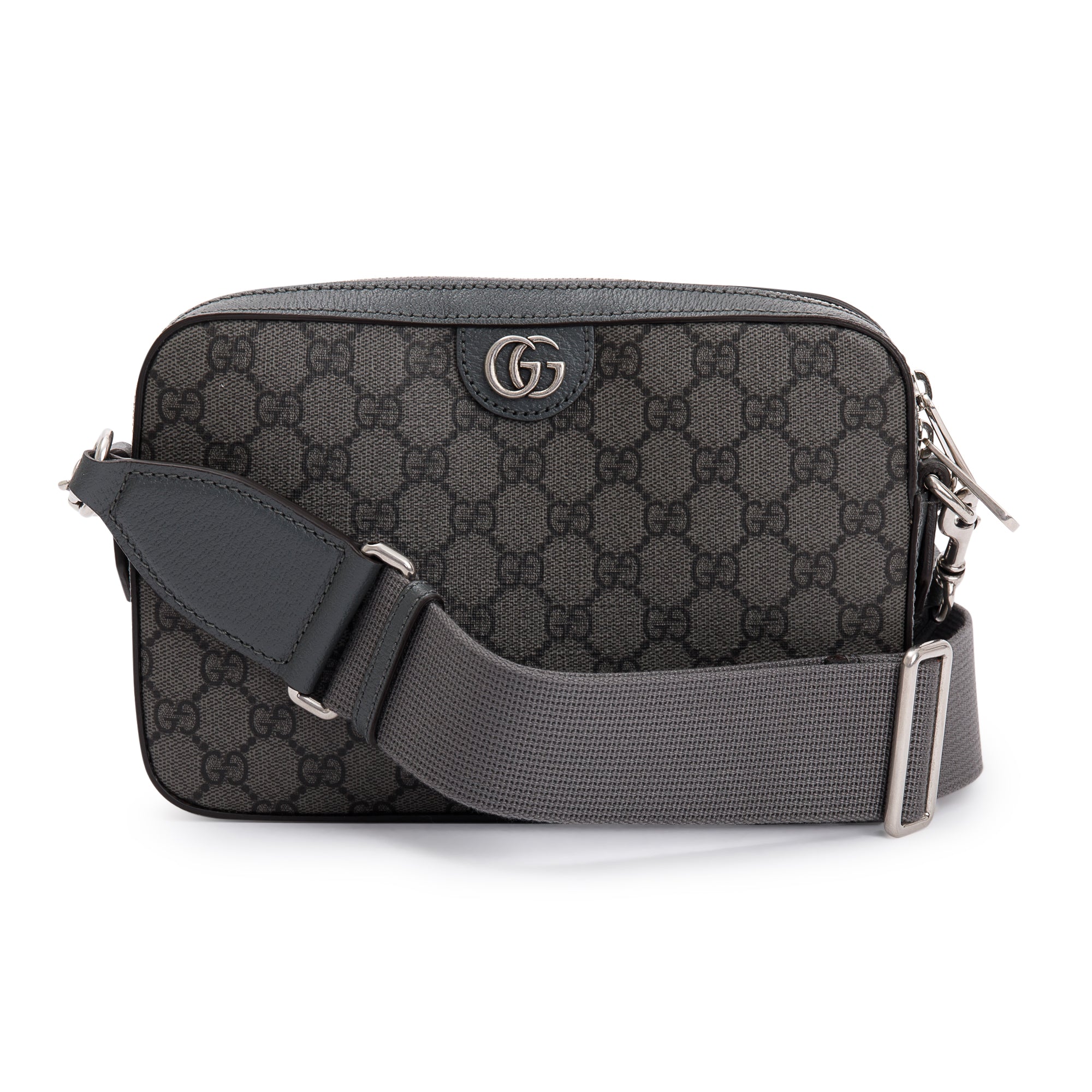 Gucci Grey Ophidia GG Supreme Shoulder Bag