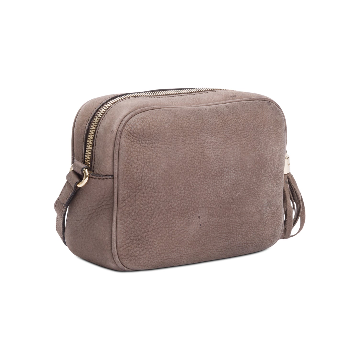 Gucci Grey Suede Small Soho Disco Bag