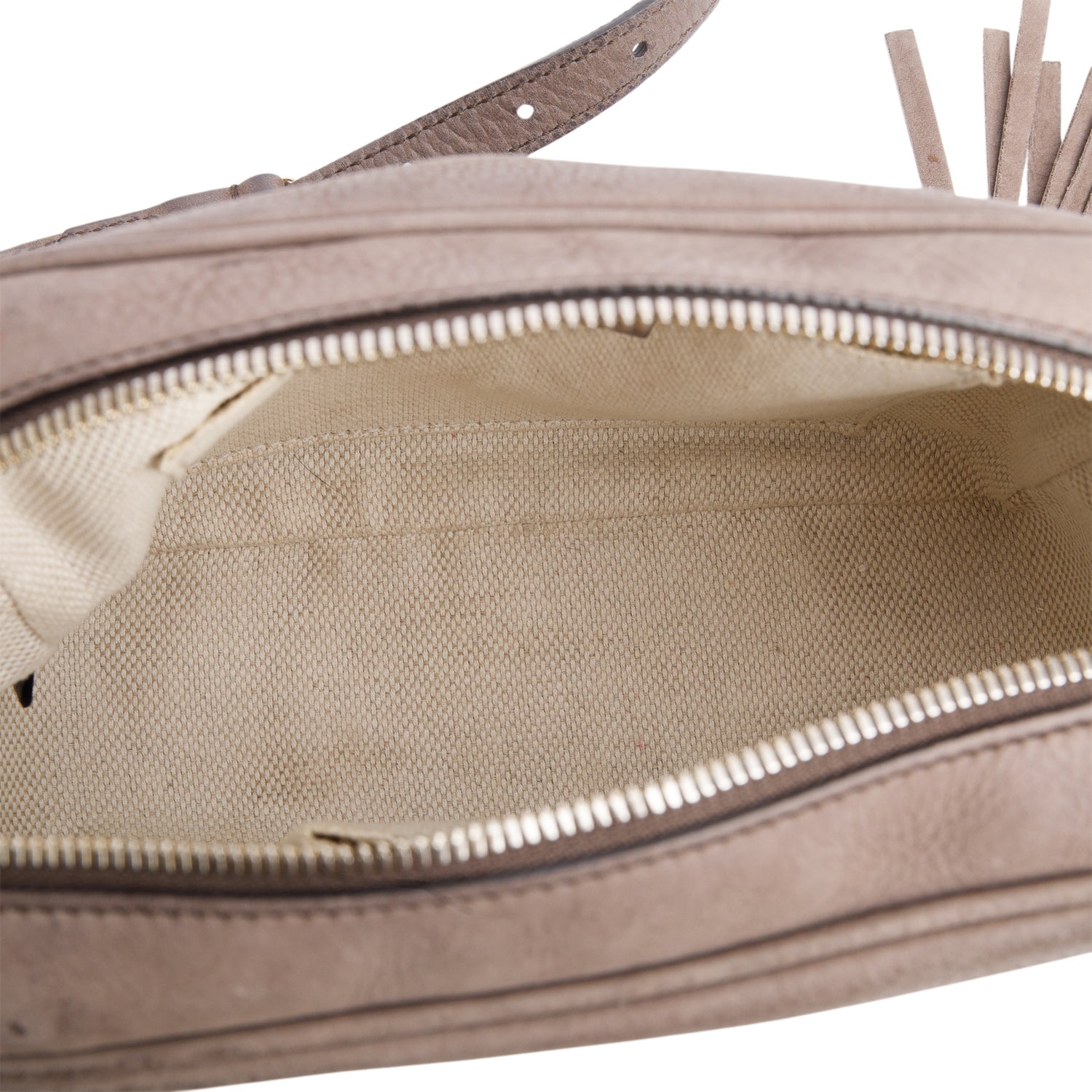 Gucci Grey Suede Small Soho Disco Bag