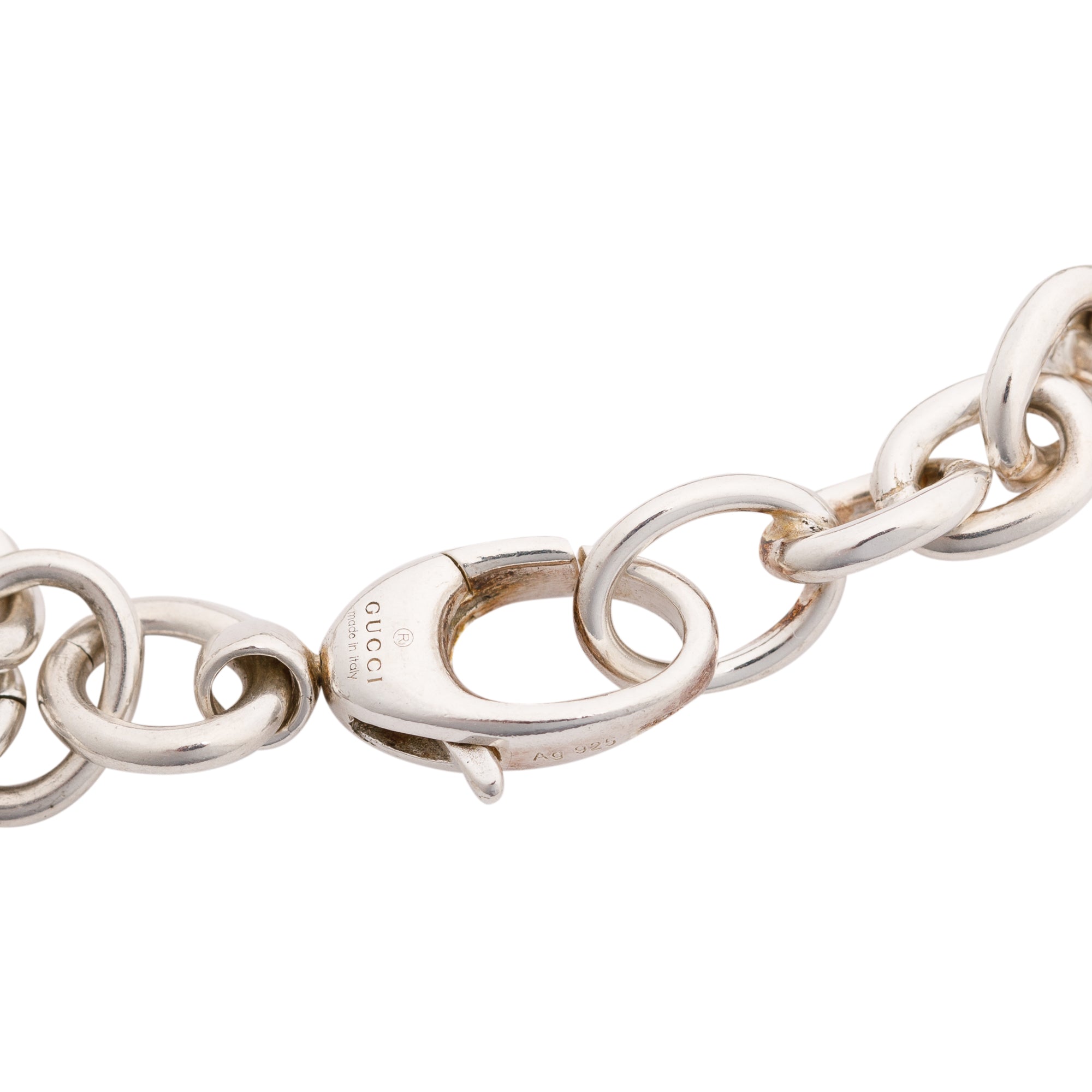 Gucci Interlocking GG Charm Bracelet w/ Box