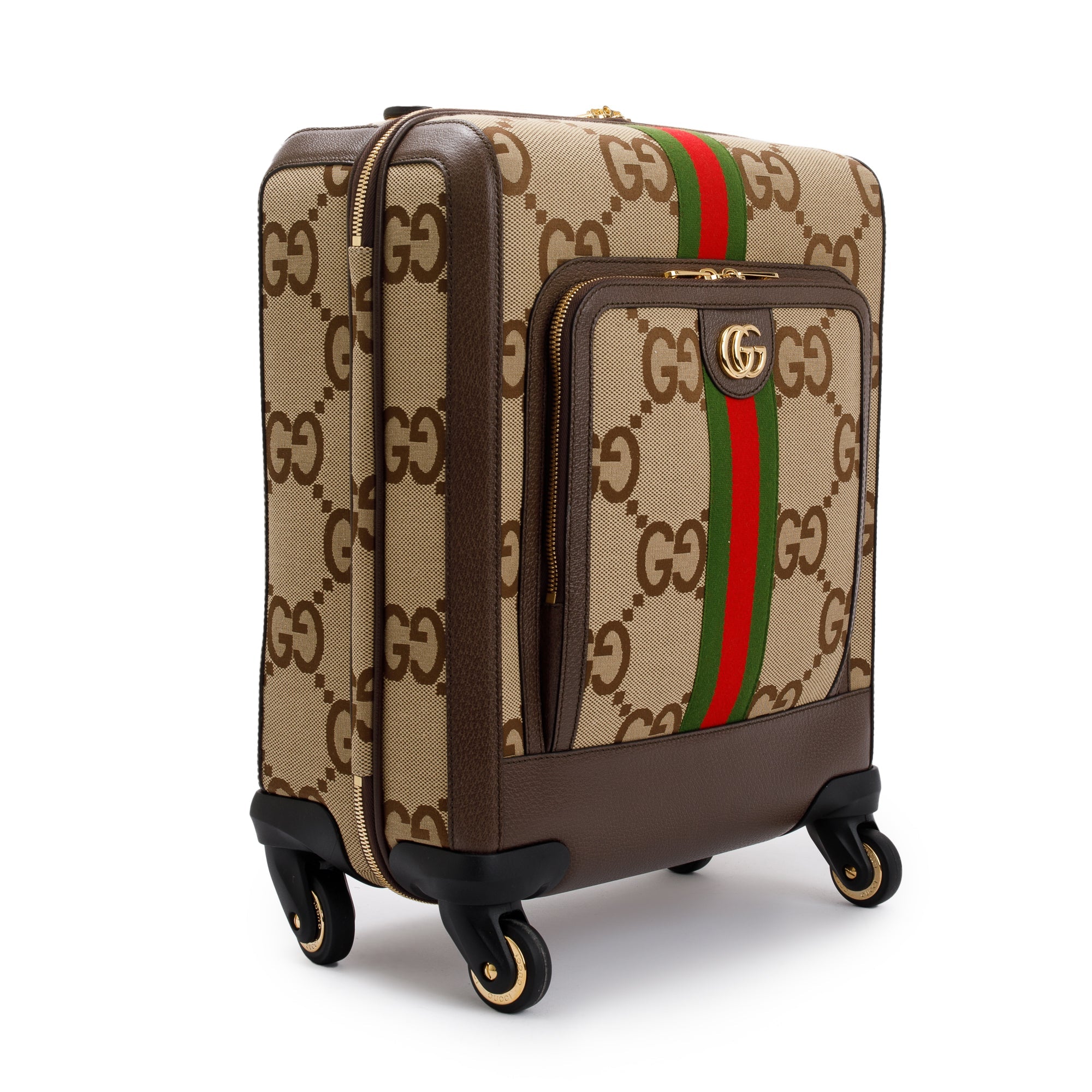 Gucci Jumbo GG Canvas Web Savoy Small Cabin Trolley