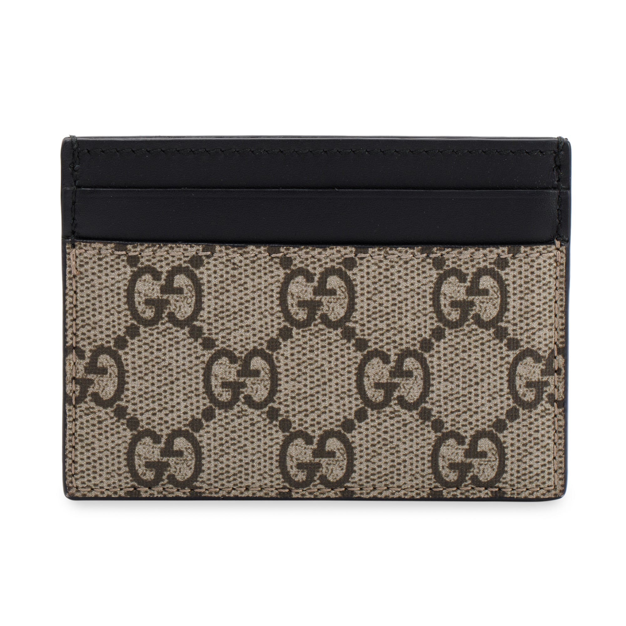 Gucci Kingsnake Print GG Supreme Card Holder