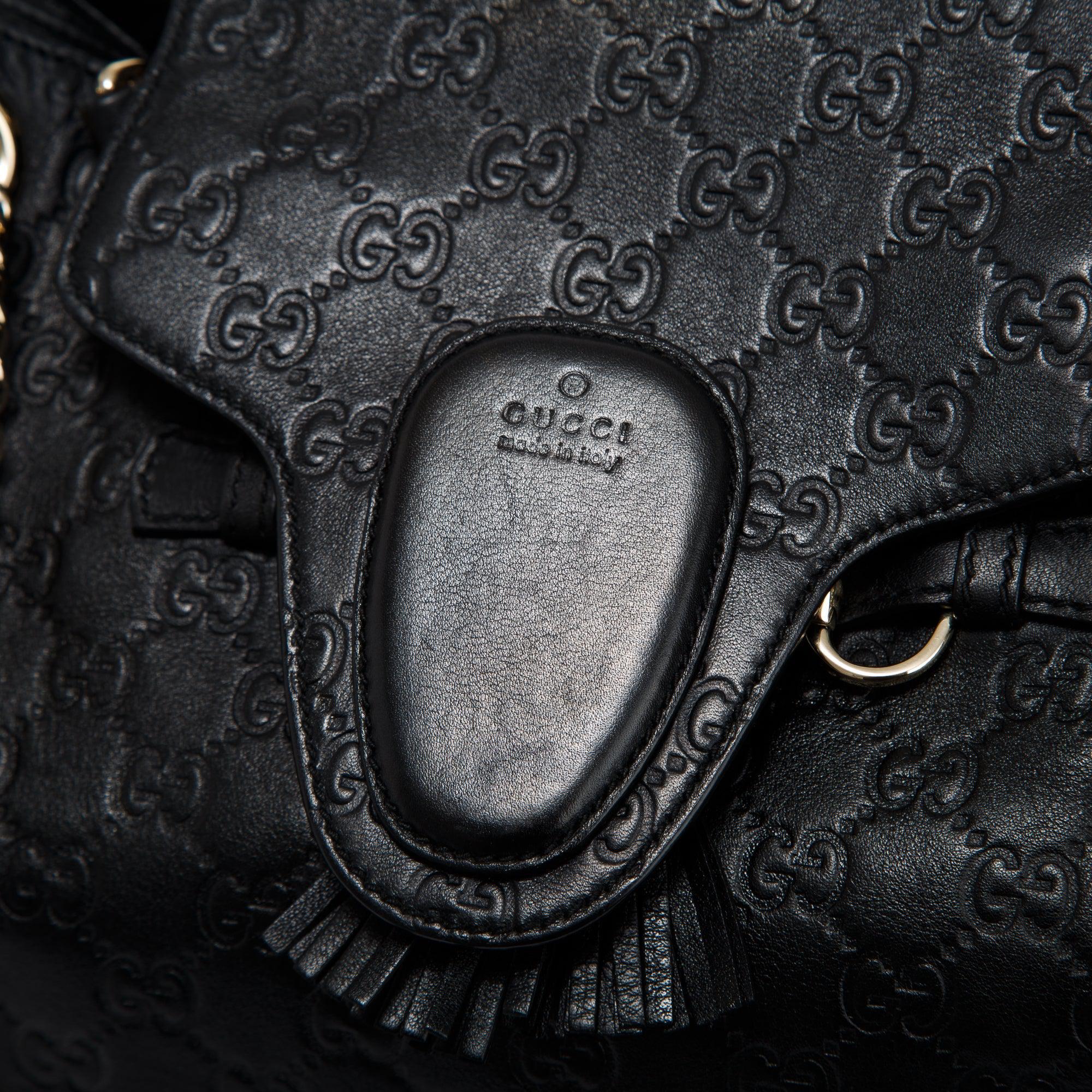 Gucci Large Guccissima Emily Chain Shoulder Bag