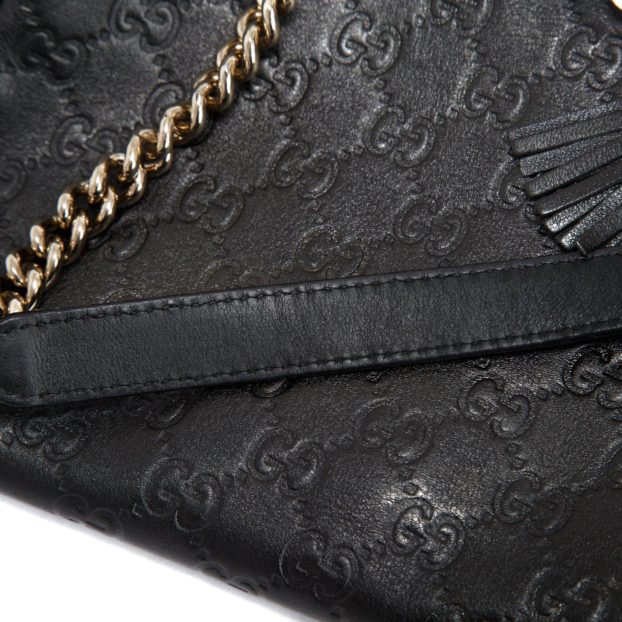 Gucci Large Guccissima Emily Chain Shoulder Bag