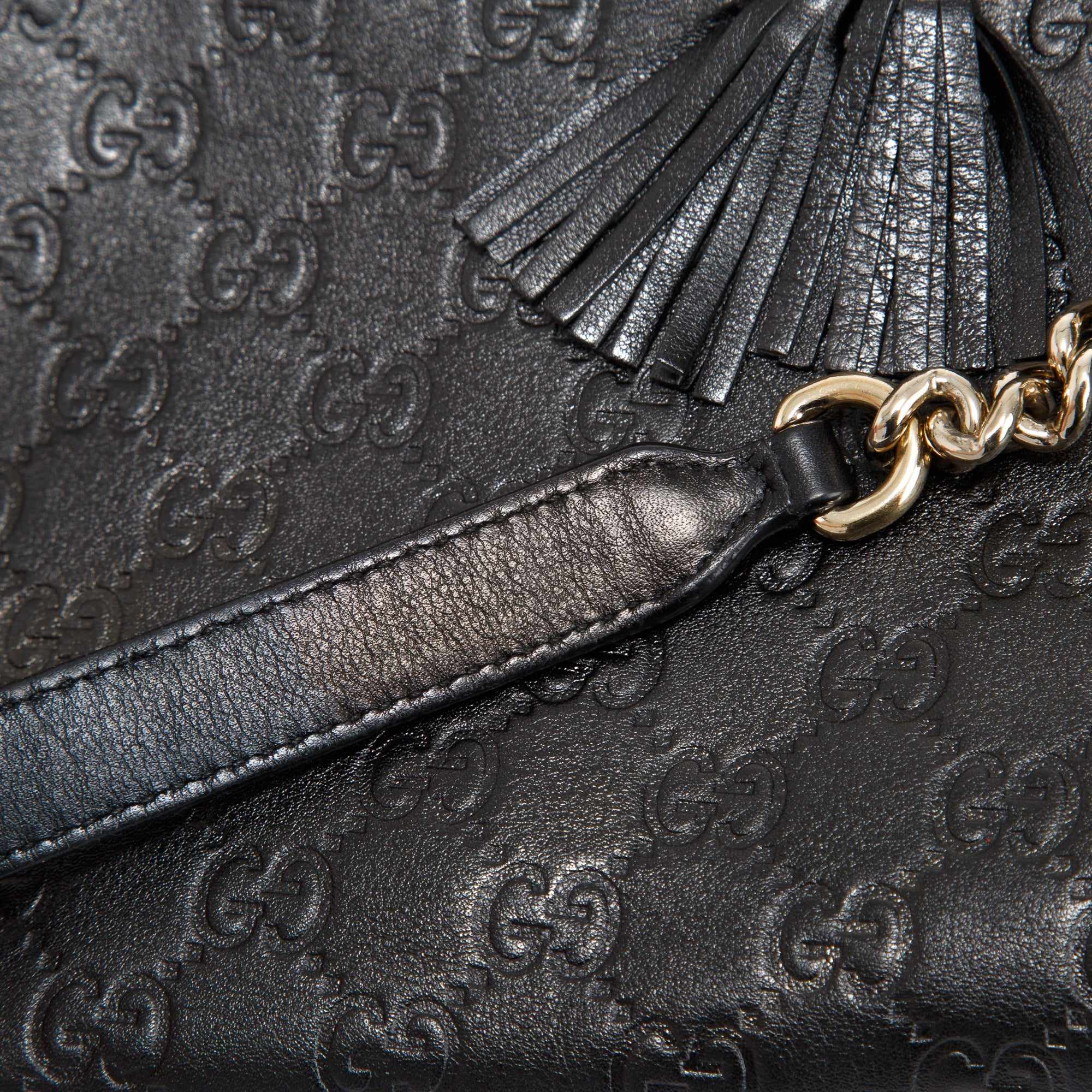 Gucci Large Guccissima Emily Chain Shoulder Bag