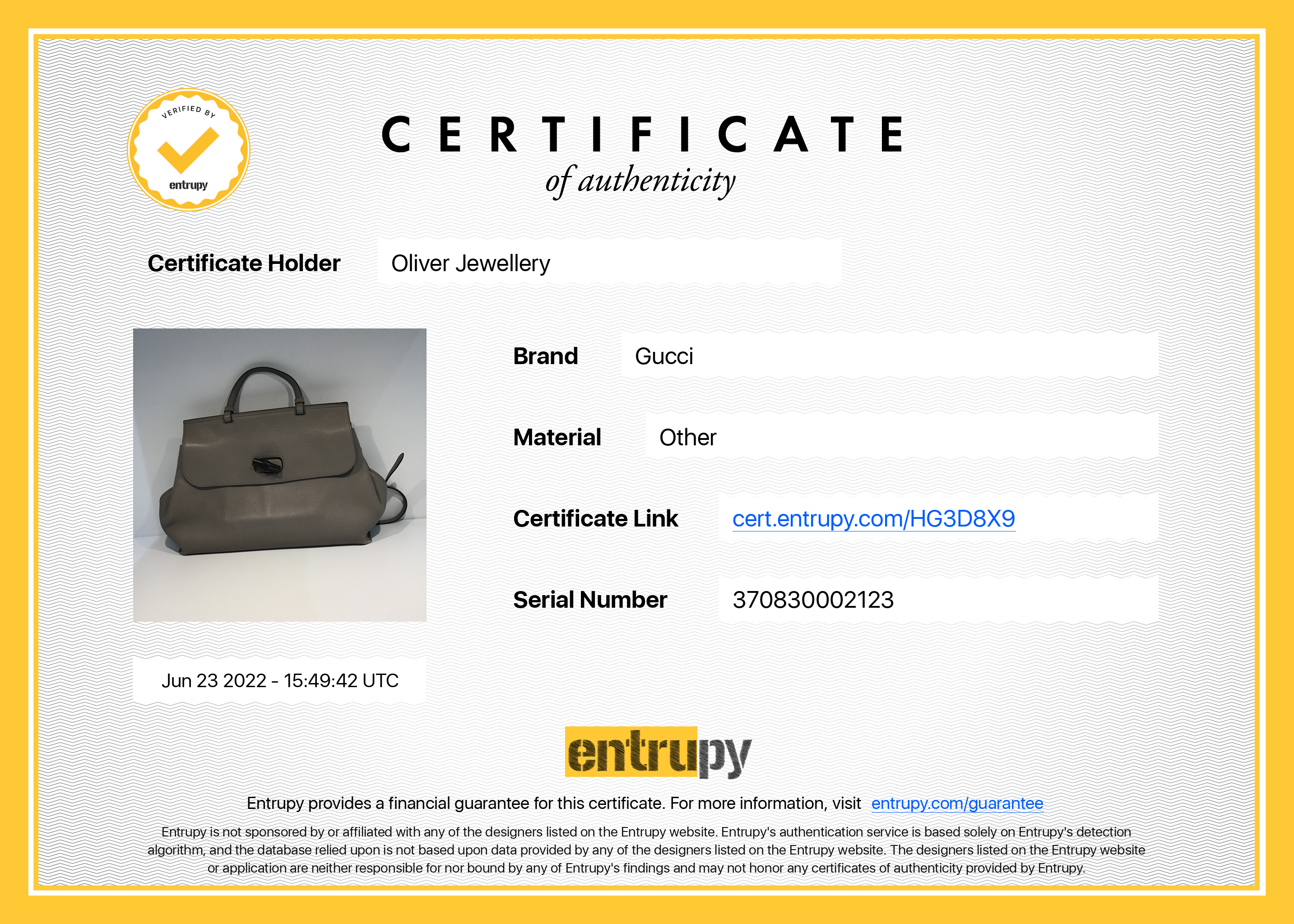 Gucci Large Leather Bamboo Daily Top Handle Bag