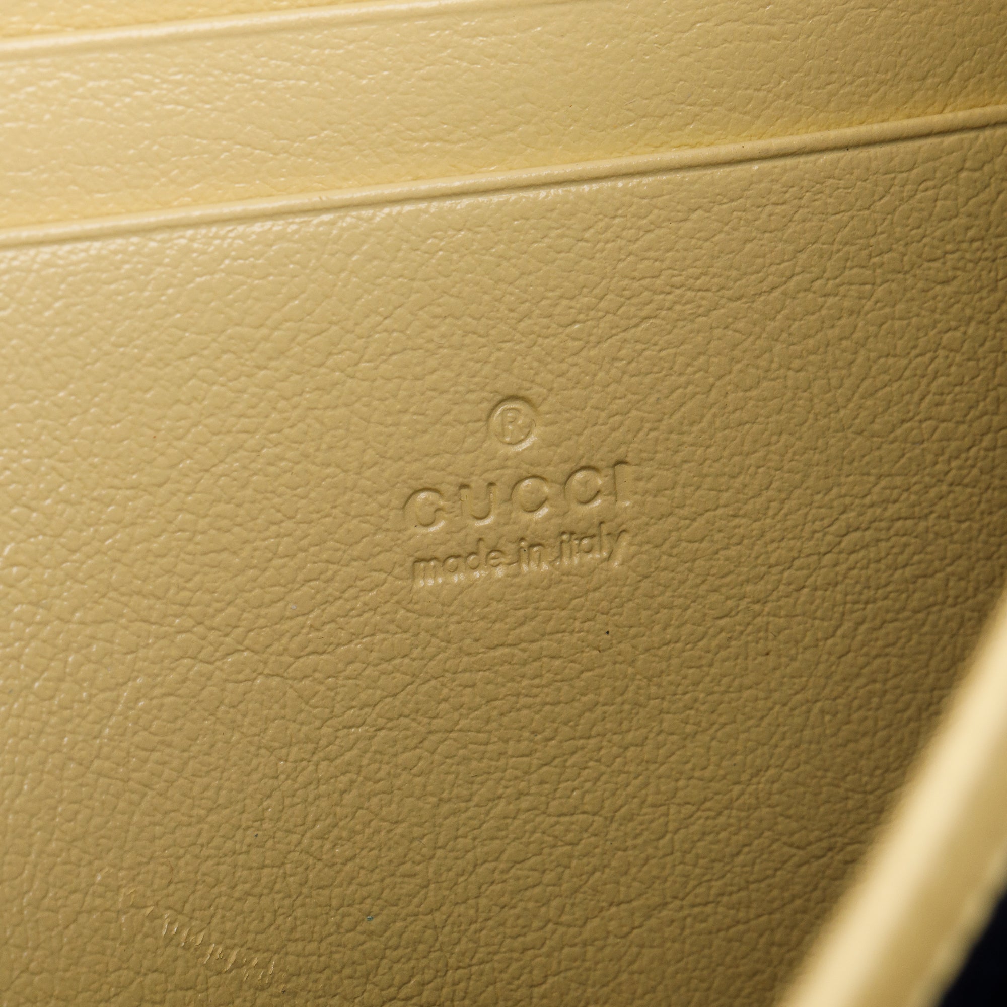 Gucci Leather GG Marmont Torchon Chain Wallet w/ Box