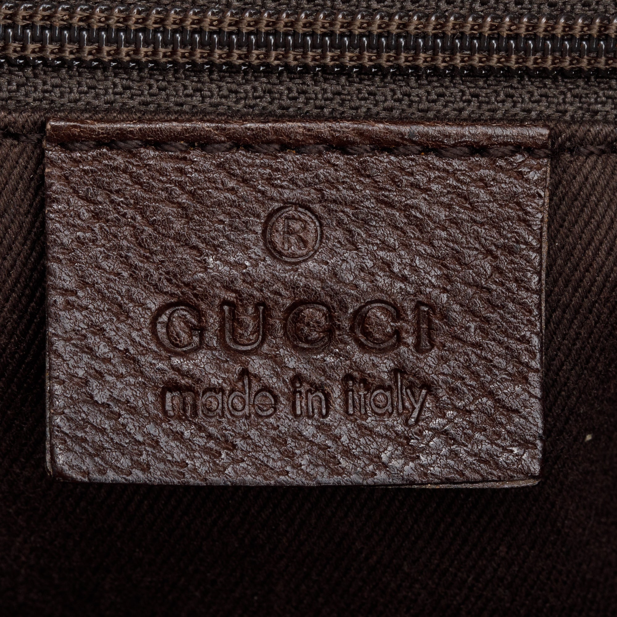 Gucci Leather Trim GG Canvas Pop Hobo Bag