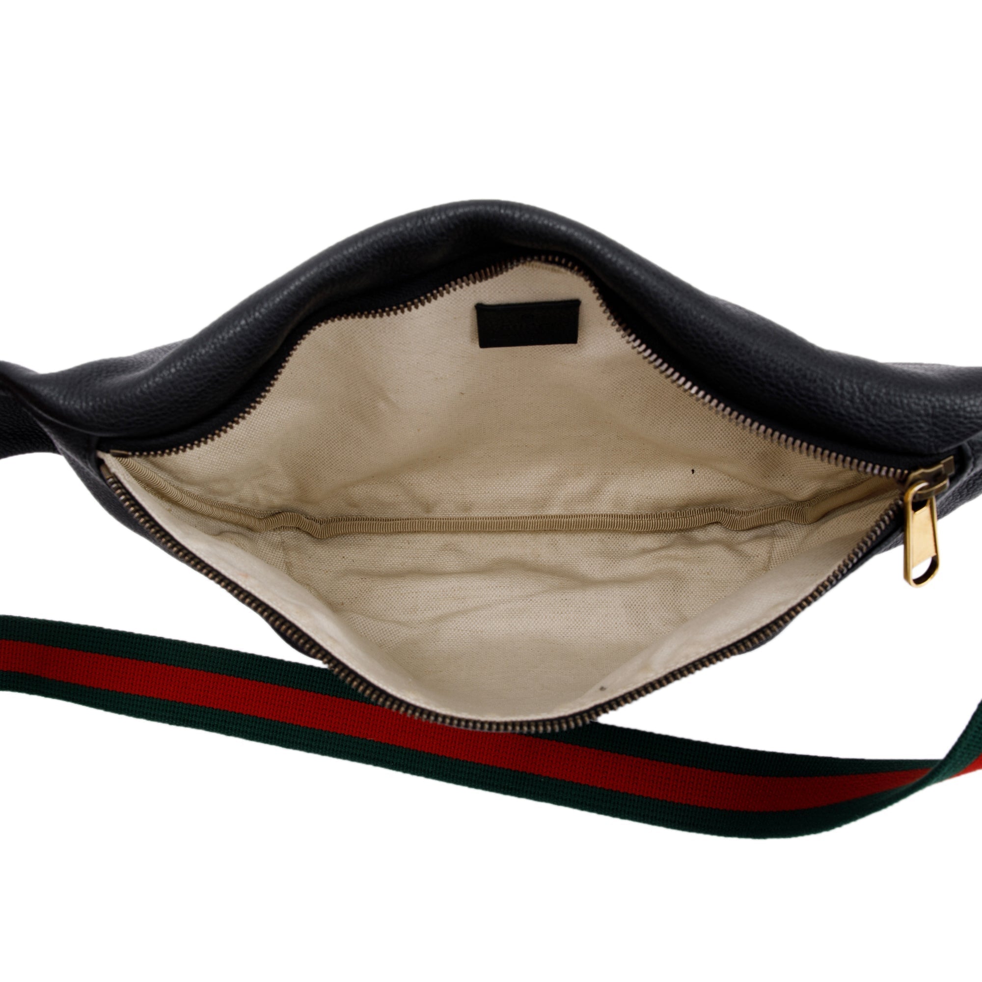 Gucci Logo Print Leather Large Belt Bag