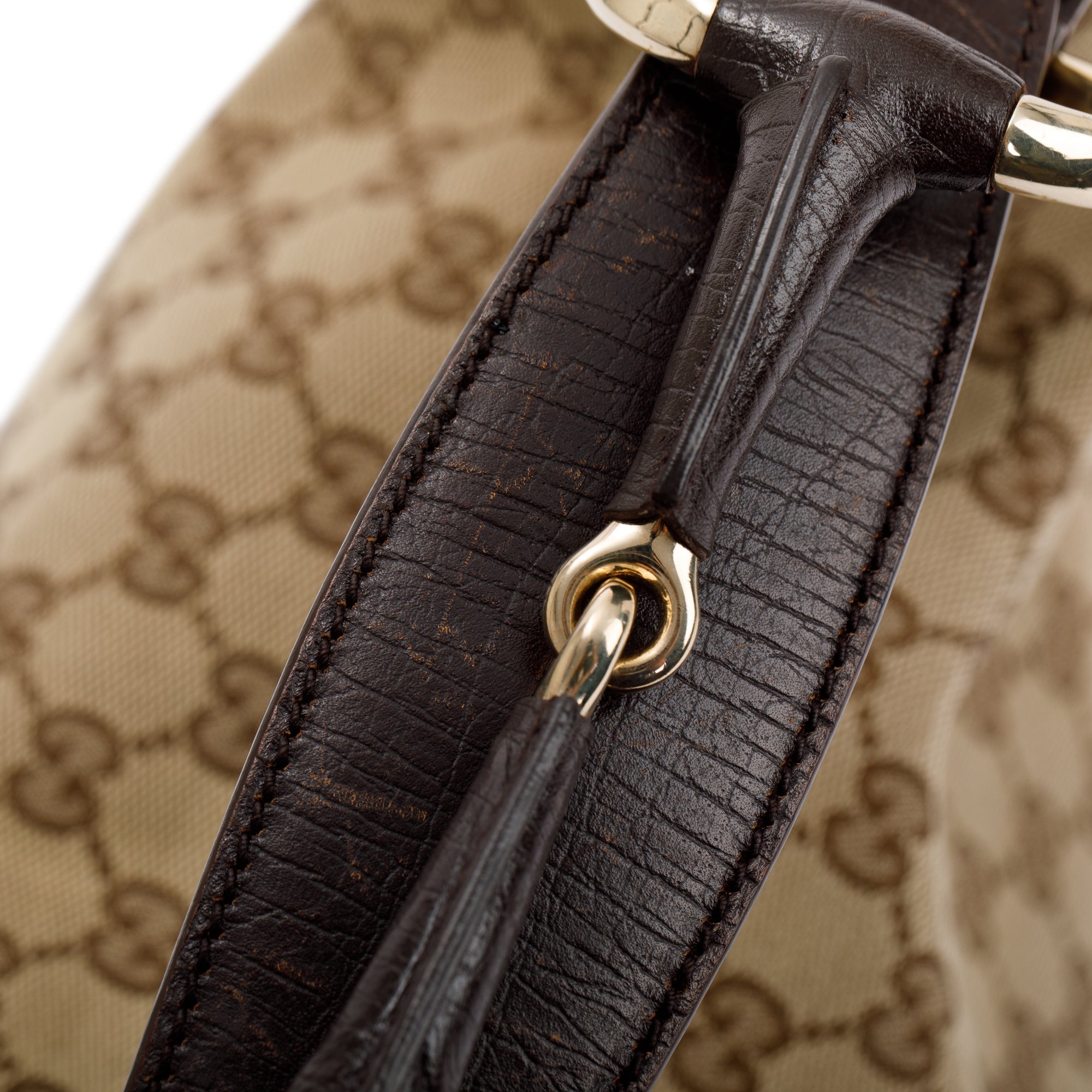 Gucci Medium GG Canvas Horsebit Hobo