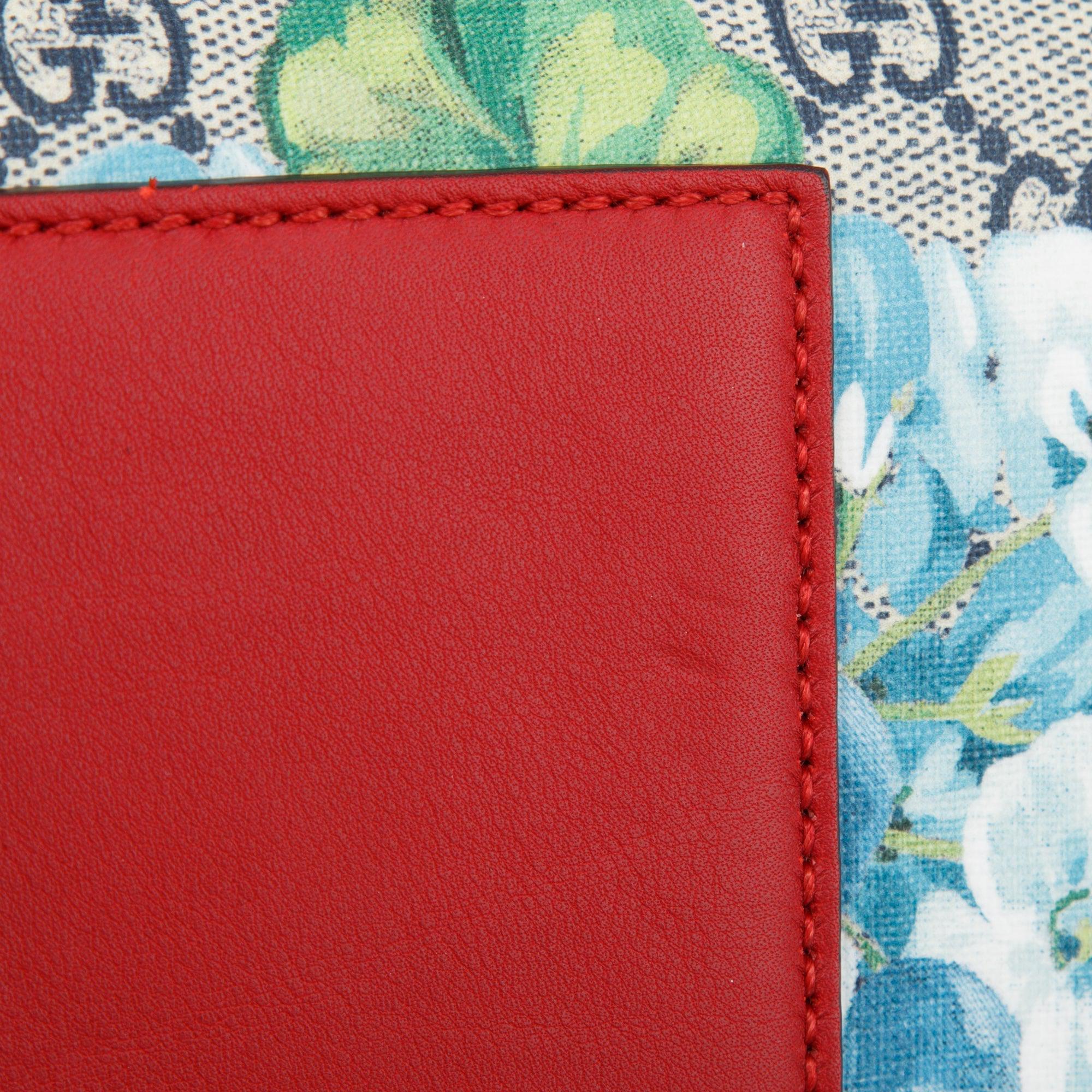 Gucci Medium GG Supreme Blooms Padlock Shoulder Bag w/ Box