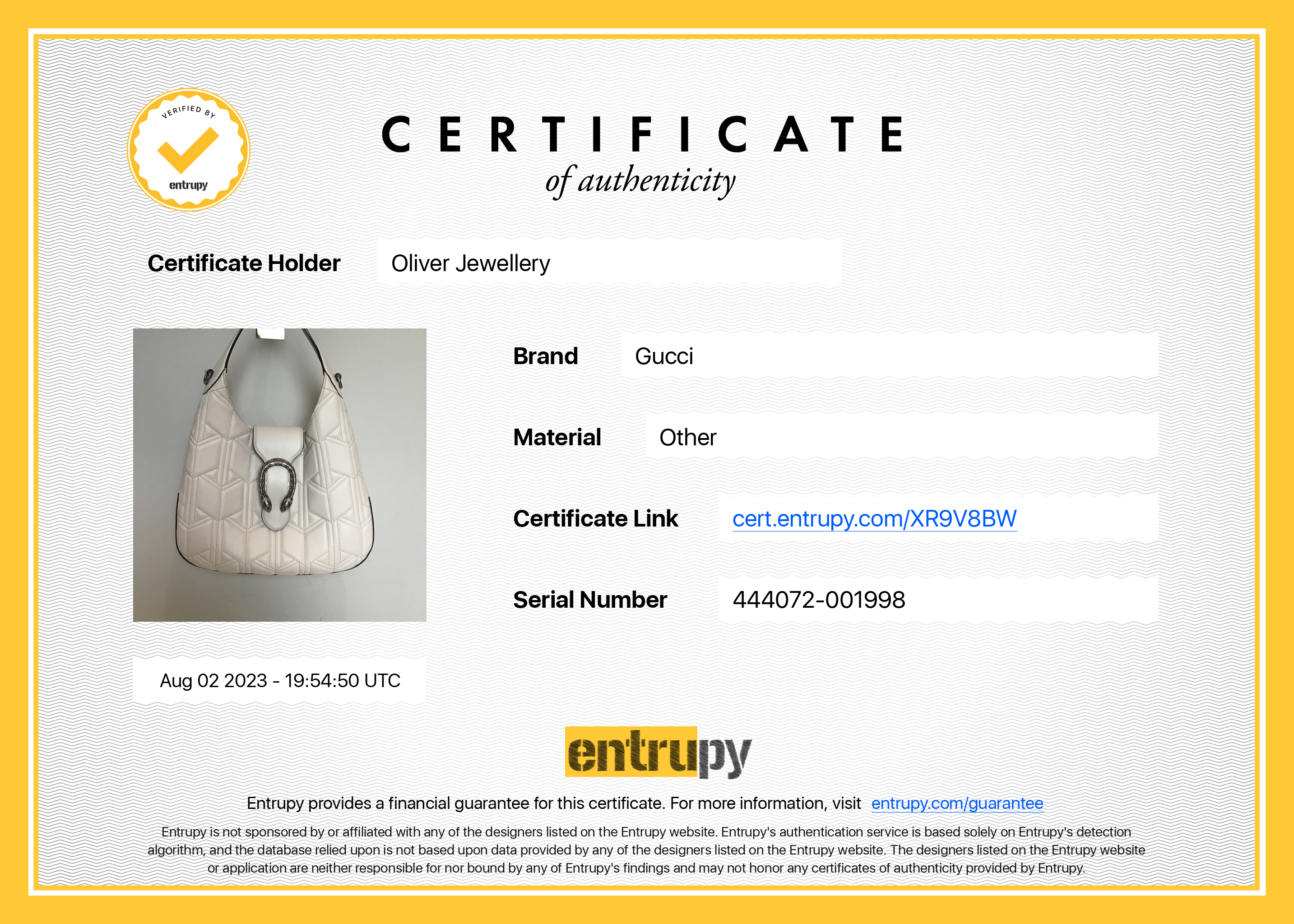 Gucci Medium Quilted Matelasse Leather Dionysus Hobo w/ Strap