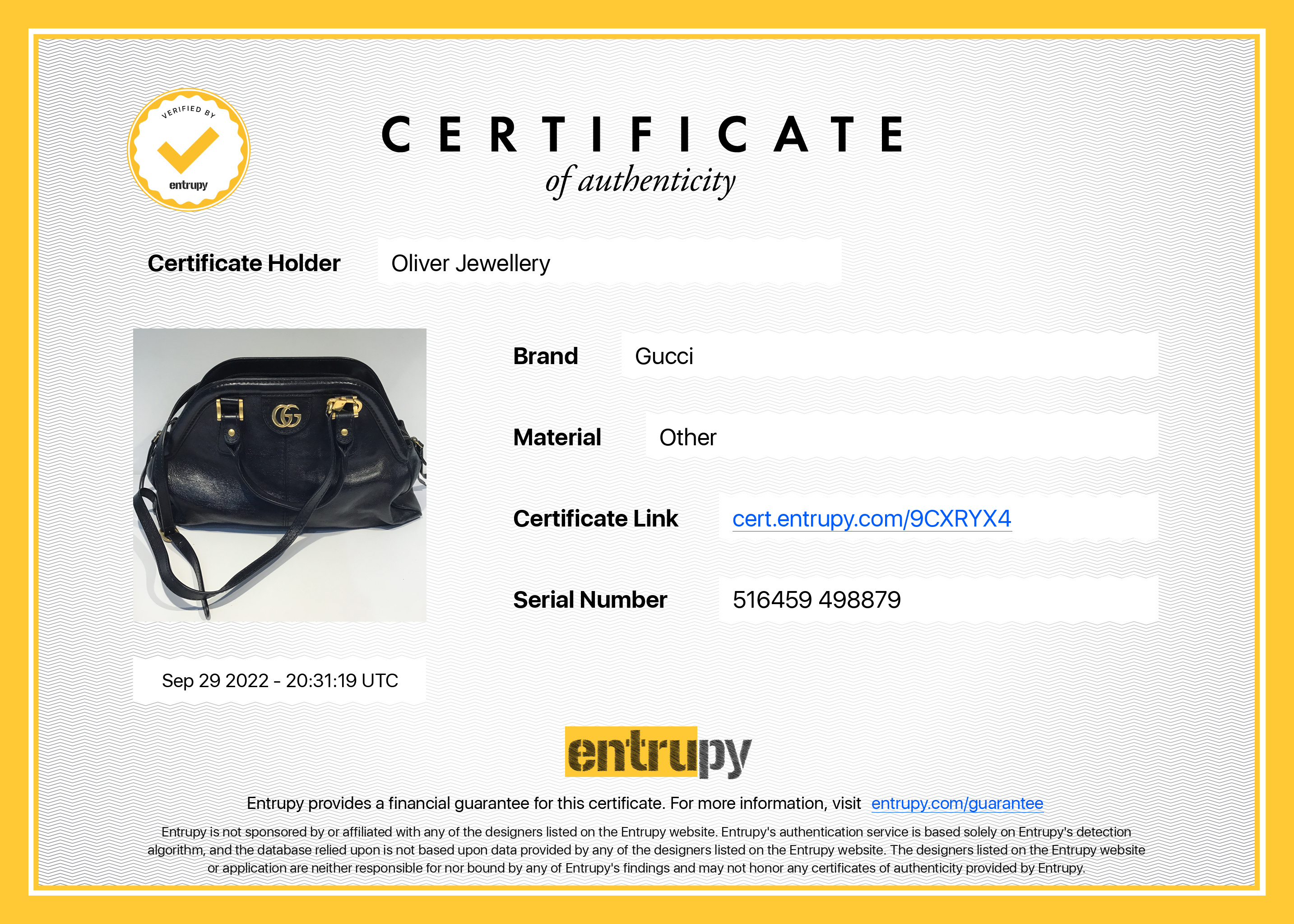 Gucci Medium Re(Belle) Leather Top Handle Bag