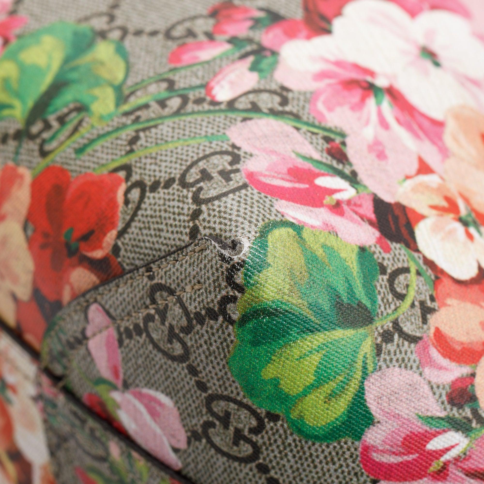 Gucci Medium Reversible GG Supreme Blooms Tote