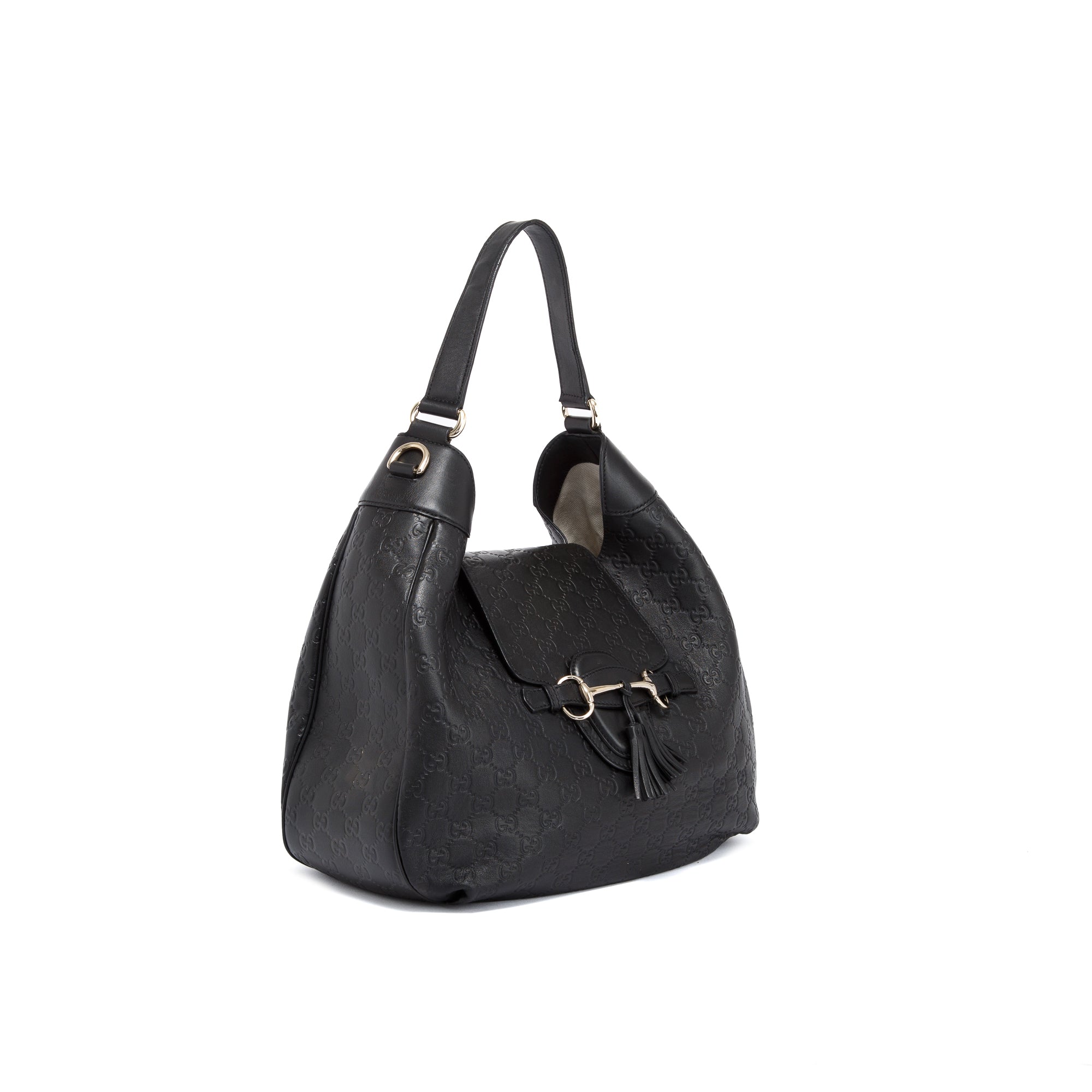 Gucci Medium Signature Leather Emily Hobo