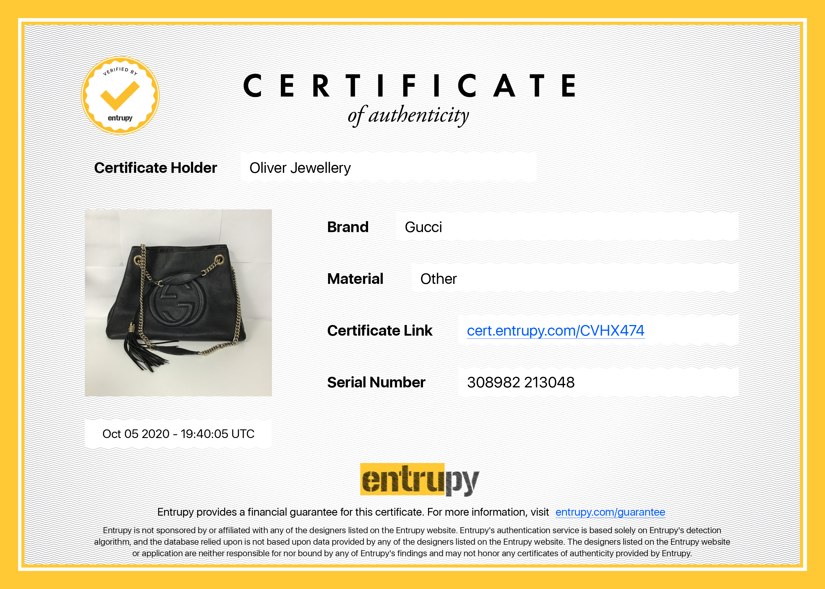 Gucci Medium Soho Chain Shoulder Bag