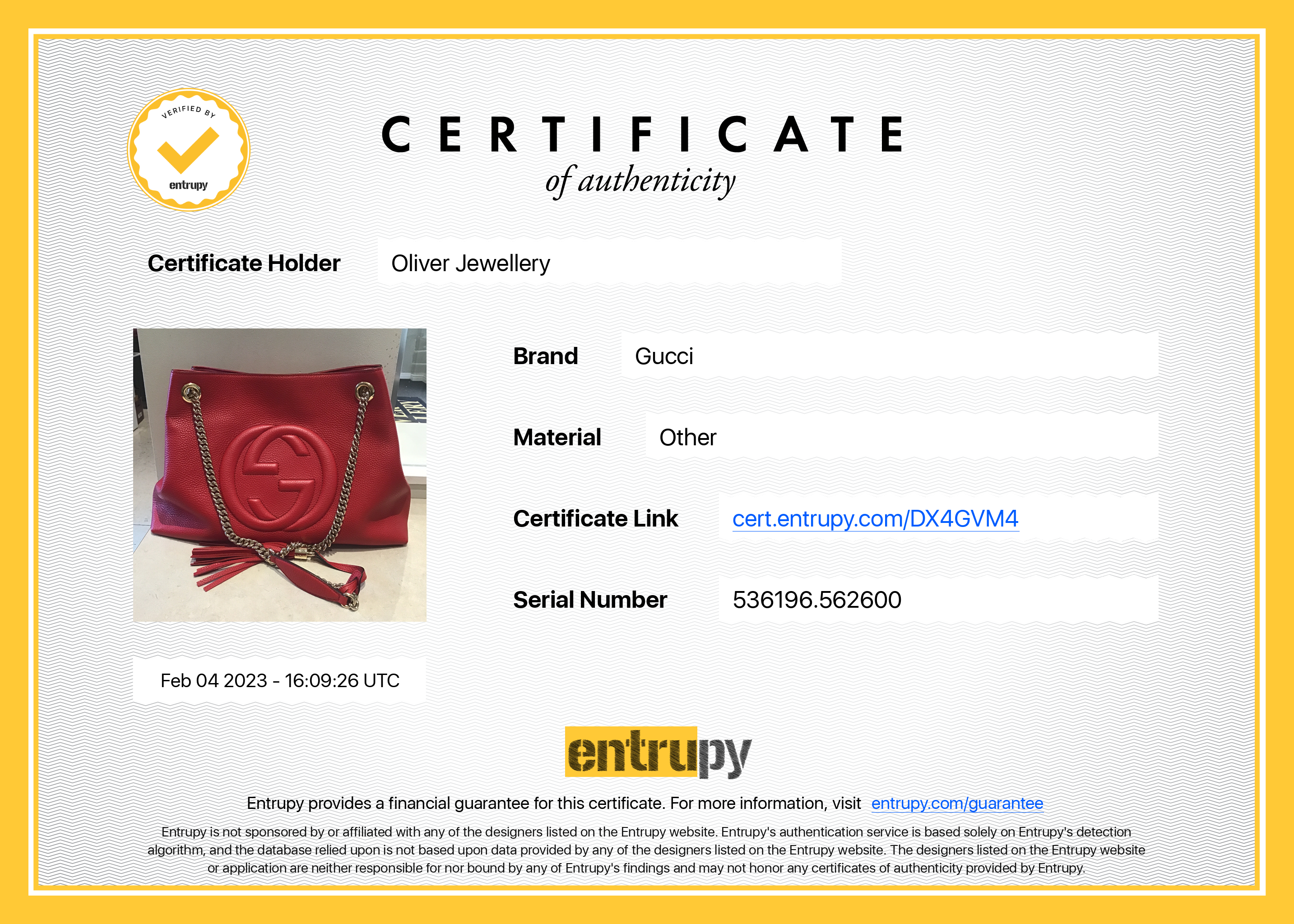 Gucci Medium Soho Chain Shoulder Bag