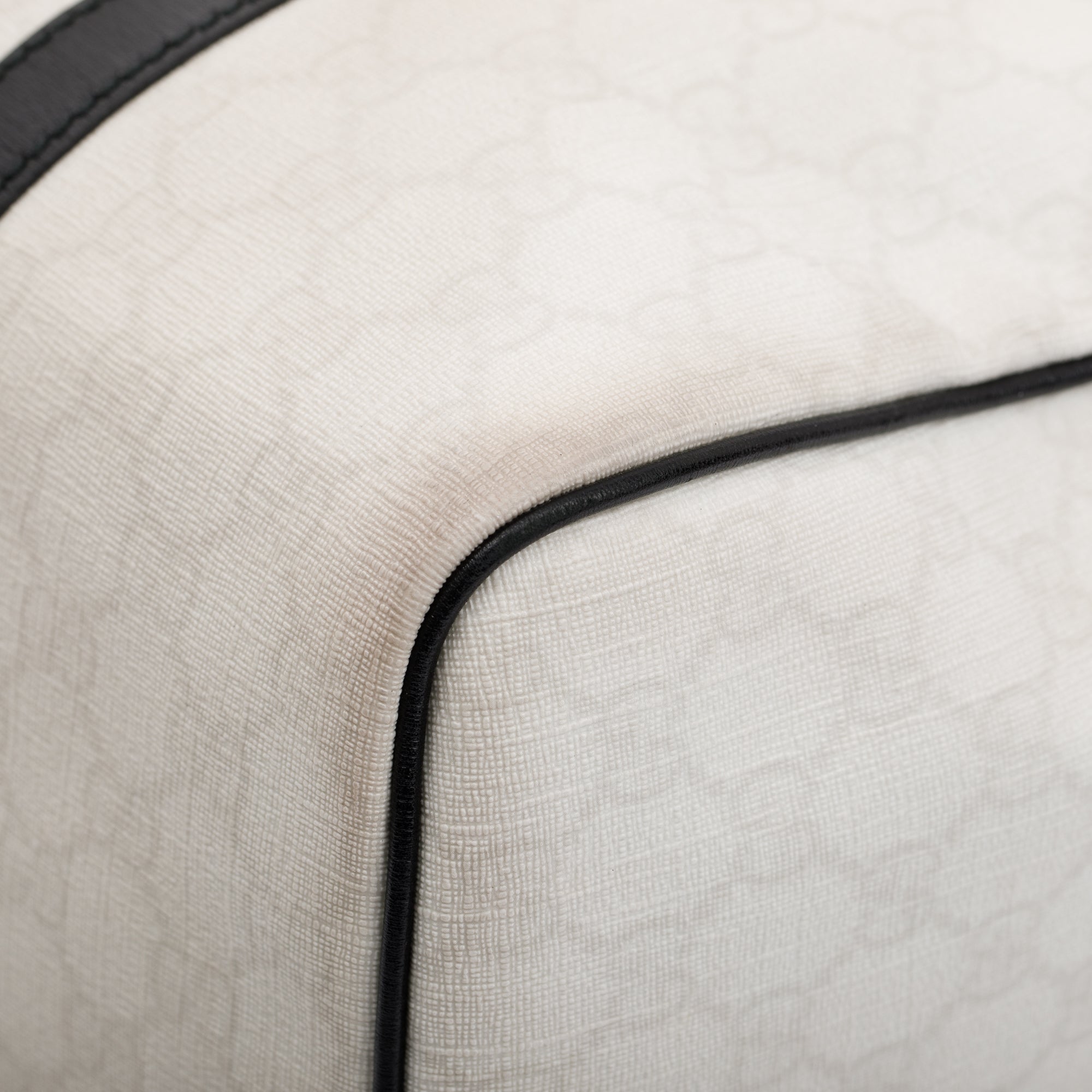 Gucci Medium White GG Supreme Joy Boston Bag