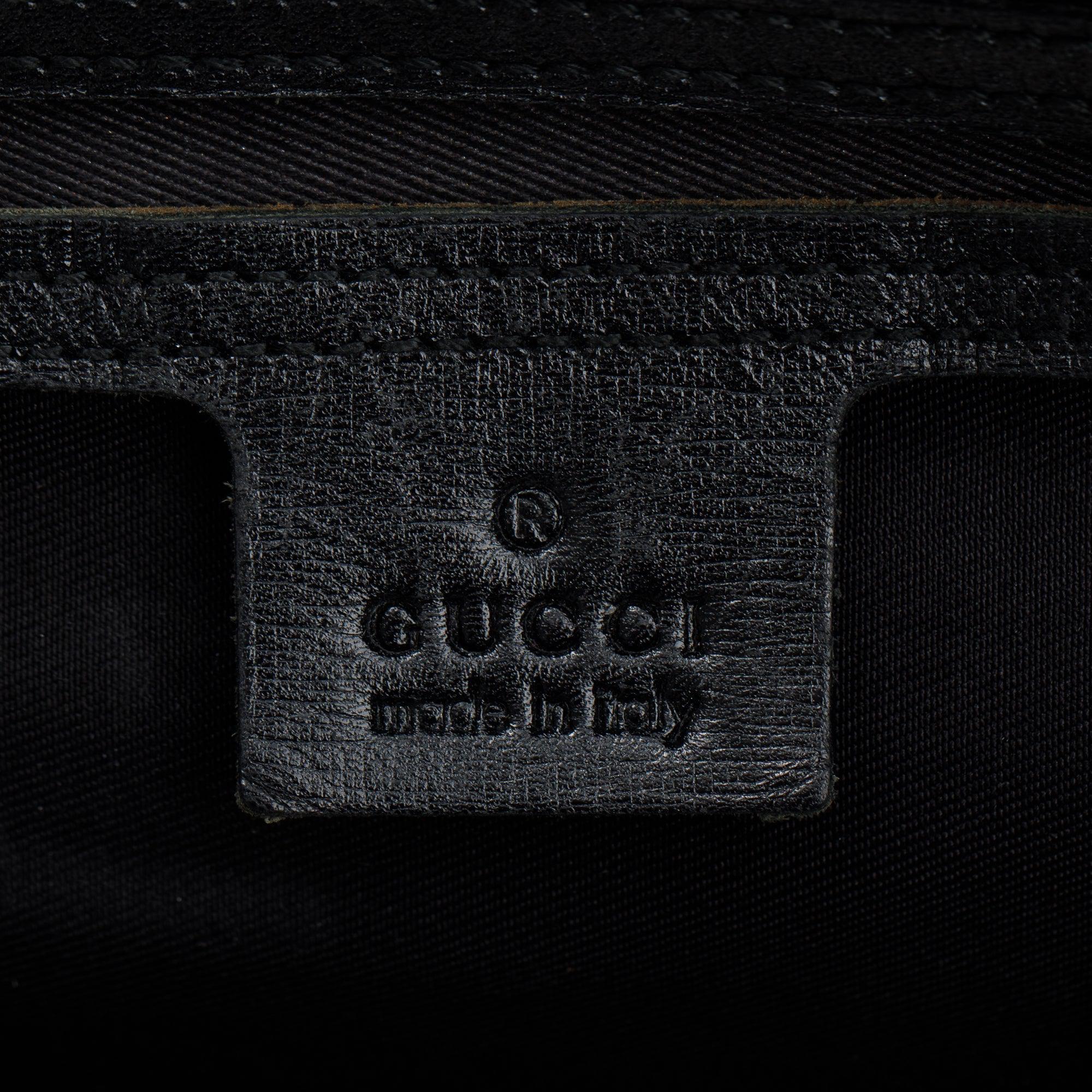 Gucci Medium White GG Supreme Joy Boston Bag