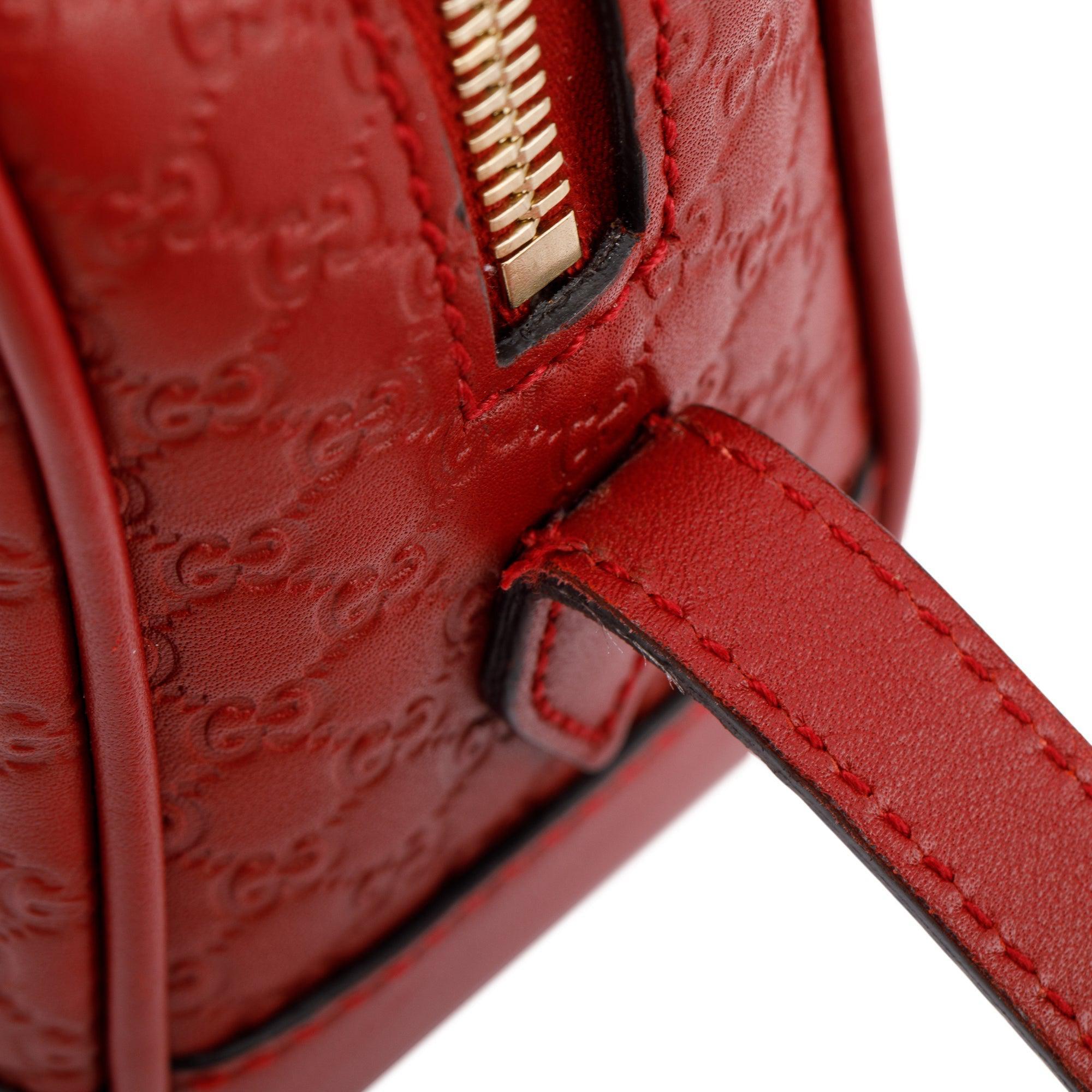 Gucci Microguccissima Mini Bree Crossbody Bag w/ Box