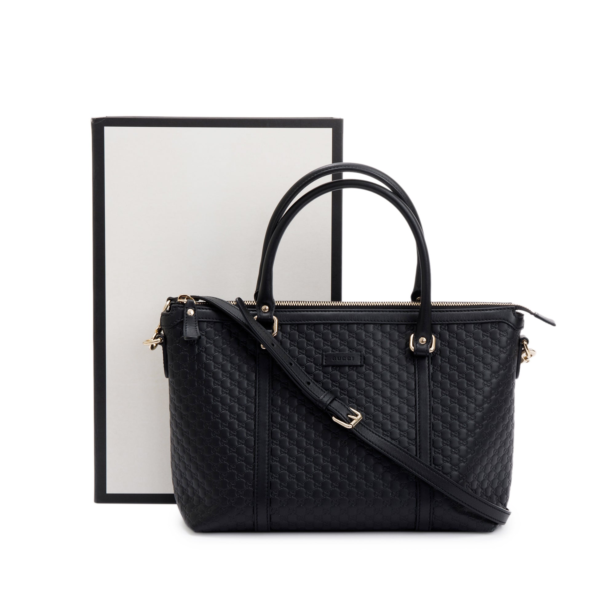 Gucci Microguccissima Small Zippered Margaux Bag w/ Box