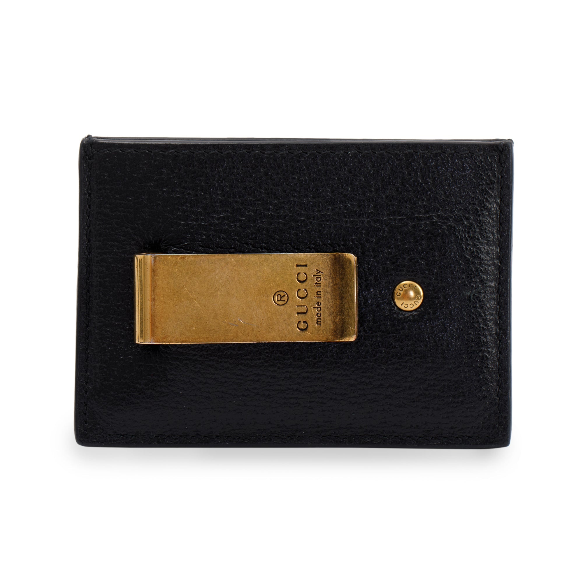 Gucci Money Clip Web Card Holder