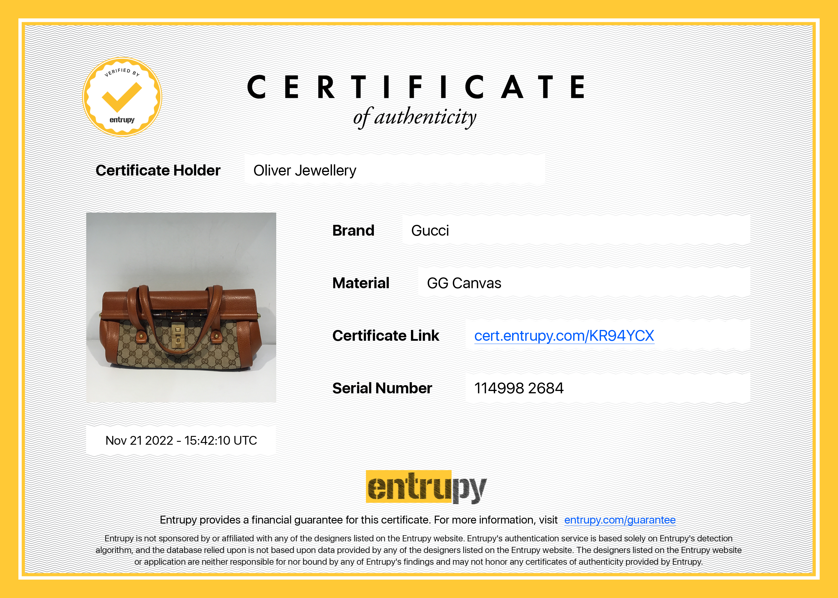 Gucci Monogram Bamboo Bullet Satchel