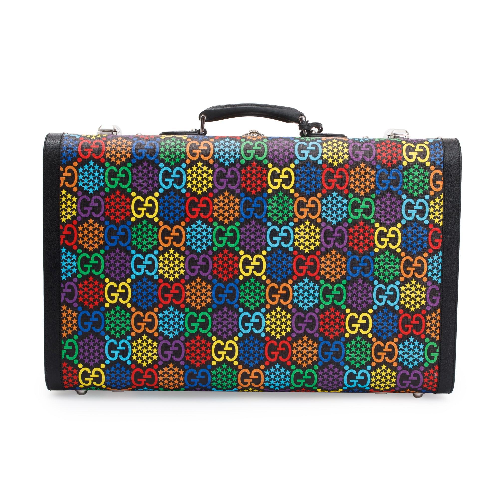 Gucci Multicolour GG Psychedelic Trunk Suitcase