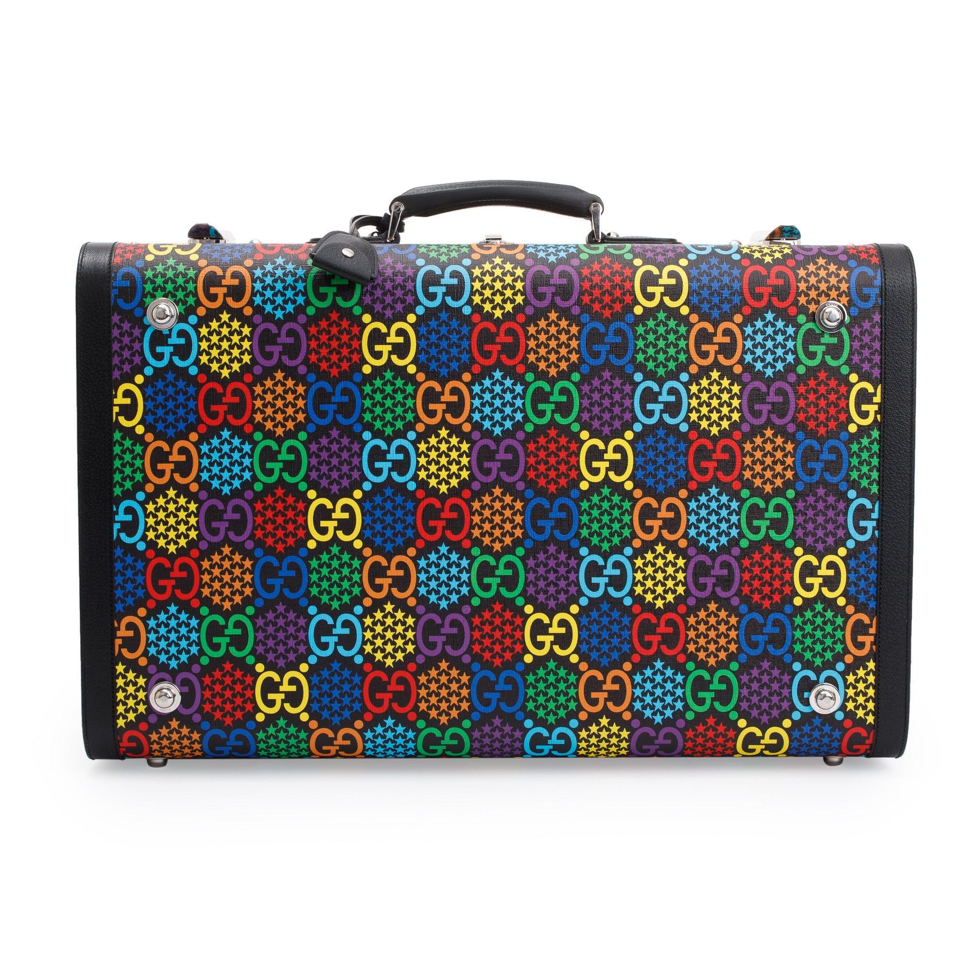 Gucci Multicolour GG Psychedelic Trunk Suitcase