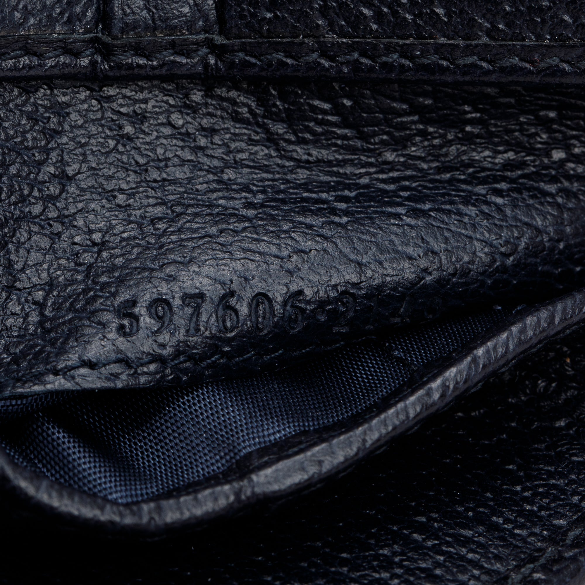Gucci Navy GG Supreme Web Ophidia Bifold Wallet w/ Box