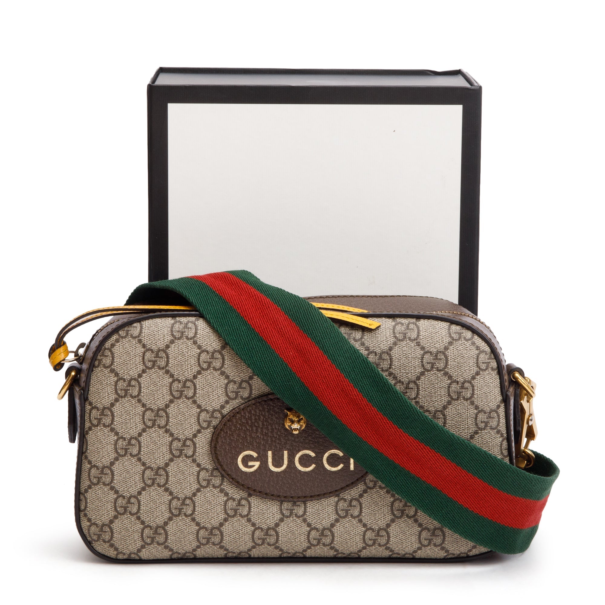 Gucci Neo Vintage GG Supreme Messenger Bag w/ Box
