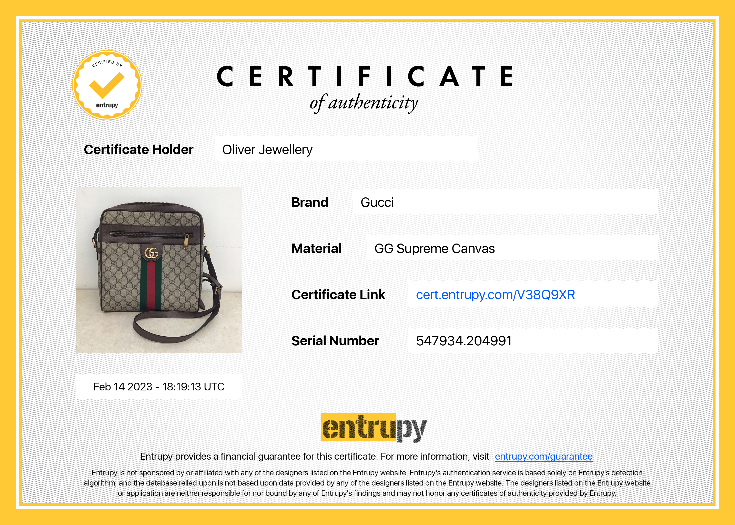 Gucci Ophidia GG Medium Messenger Bag