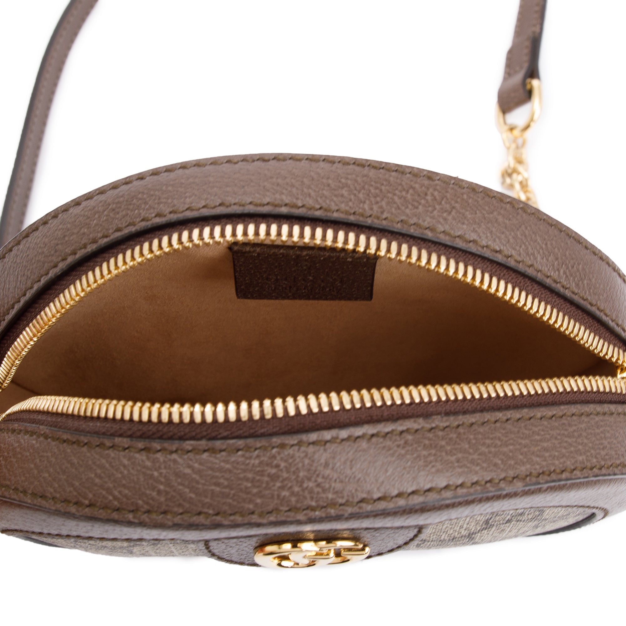 Gucci Ophidia GG Mini Round Shoulder Bag