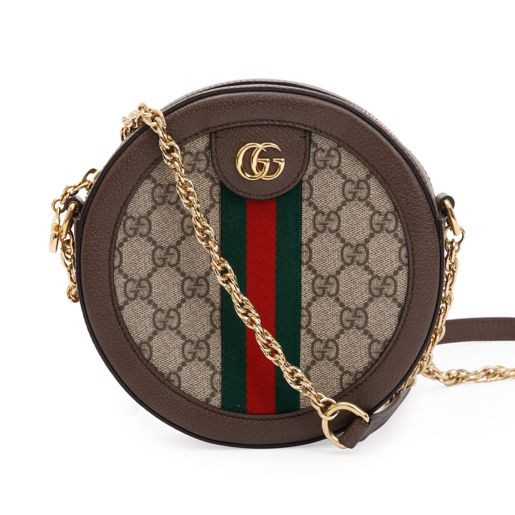 Gucci Ophidia GG Mini Round Shoulder Bag